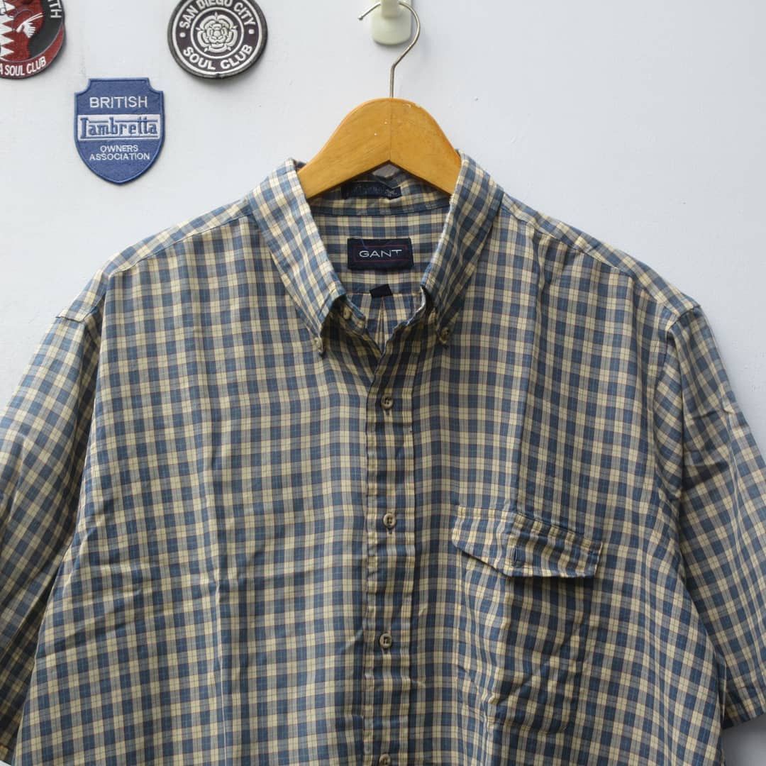 Gant Vintage Gant Attitude Madras tartan Short Sleeve Ivy League Size US XL / EU 56 / 4 - 1 Thumbnail