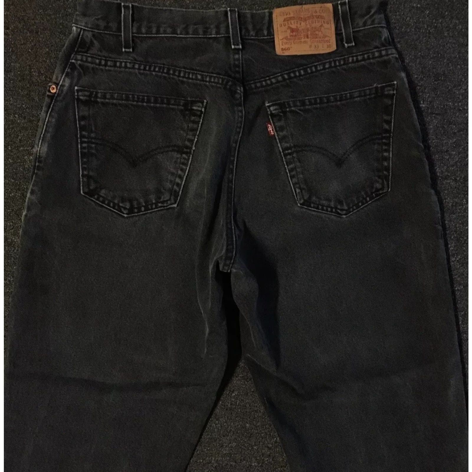 Levi's VINTAGE Levis Jeans 560 33 Baggy Grunge Silvertab Butter Big Boy 90s Y2k Size US 33 - 5 Thumbnail