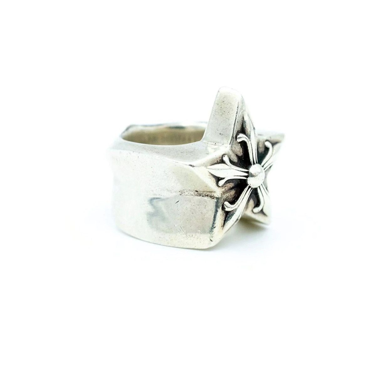 Chrome Hearts US6.5 Chrome hearts Large Cross ring 12 Size ONE SIZE - 2 Thumbnail