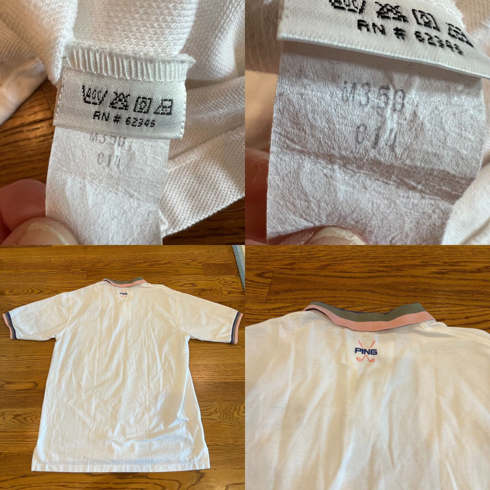 Vintage VINTAGE Ping Golf Polo Shirt Men Size XL Short Sleeve Embroidered White Activewear Casual Size US XL / EU 56 / 4 - 8 Thumbnail