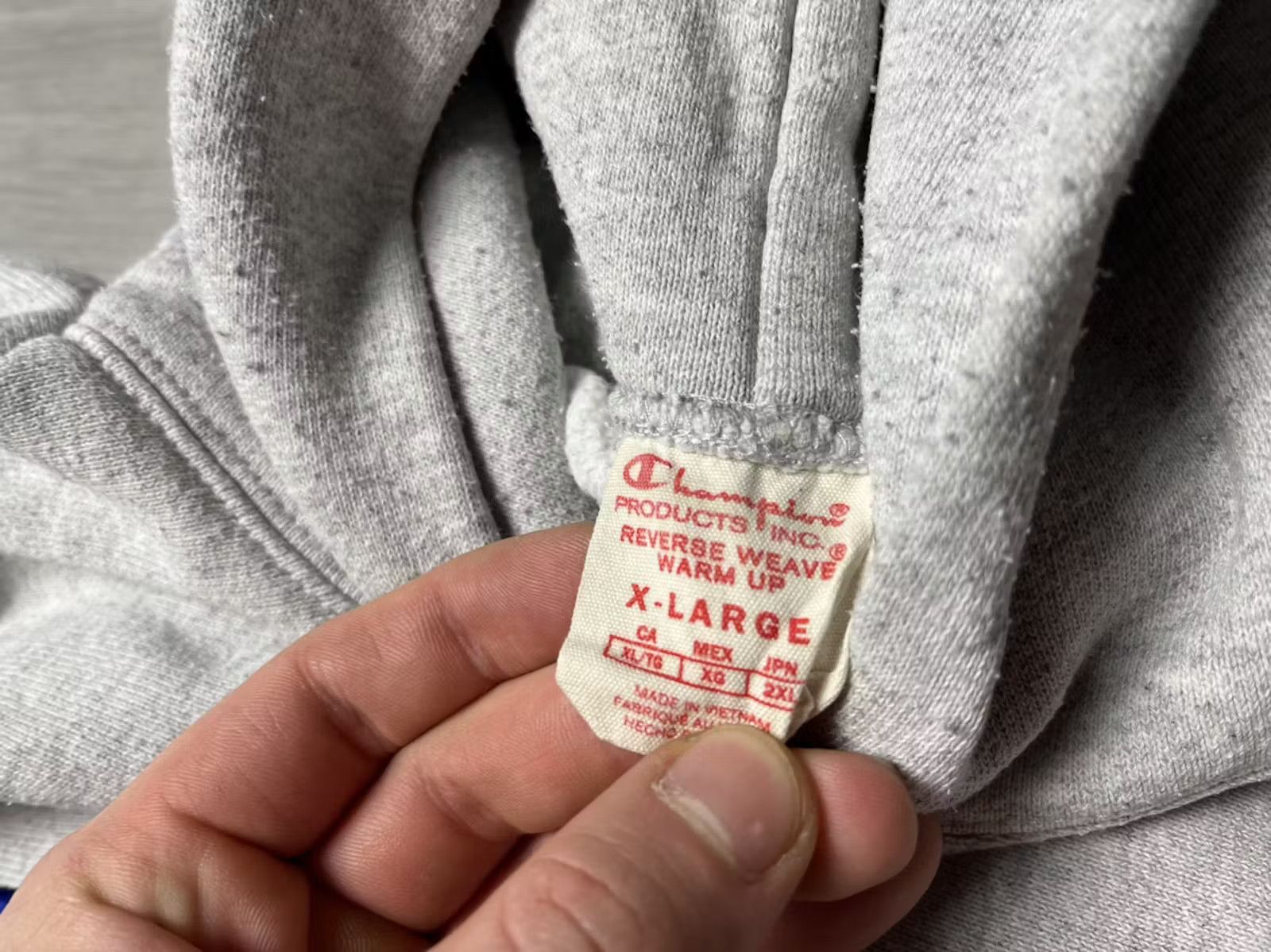 Champion Vintage Champion hoodie reverse weave warm up size XLarge Size US XL / EU 56 / 4 - 4 Thumbnail