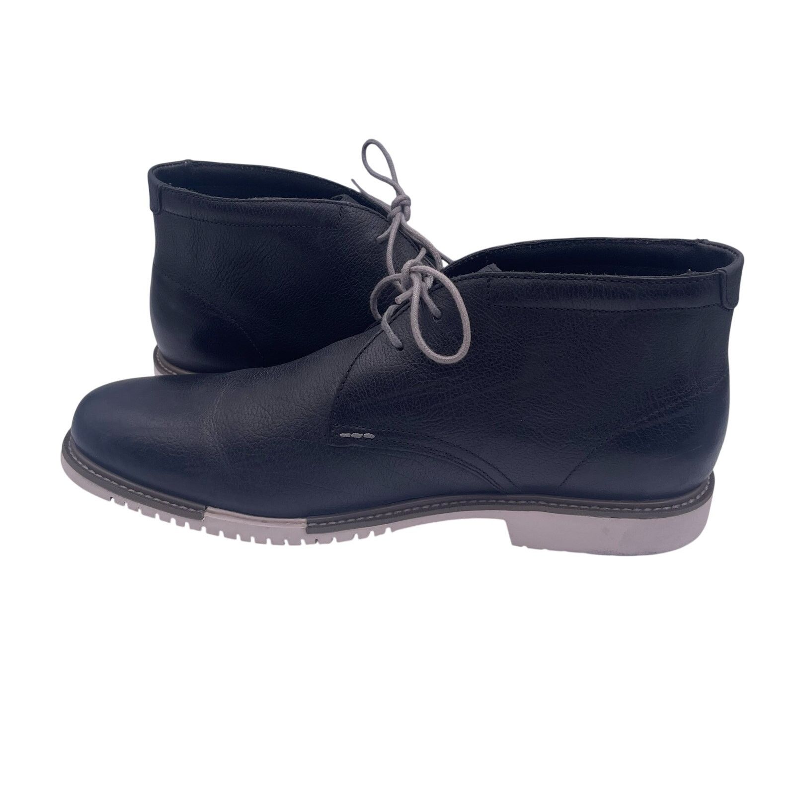 Cole Haan Cole Haan Grand OS Chukka Leather Boots Black Light Ankle Size US 10.5 / EU 43-44 - 6 Thumbnail