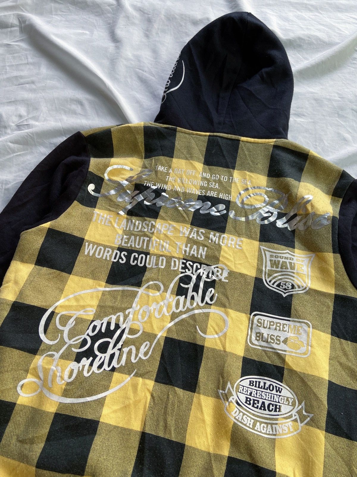 Japanese Brand JAPANESE EXCUSE PLAID ZIP HOODIE hysteric glamour numbernine Size US M / EU 48-50 / 2 - 13 Thumbnail