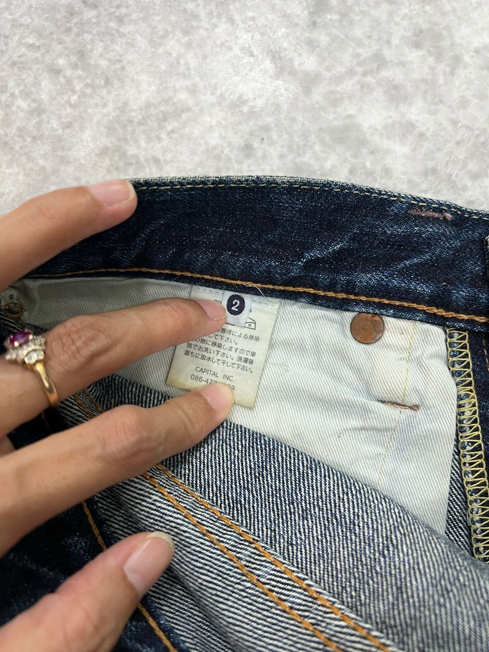 Kapital Kapital Denim Distressed Jeans Size US 31 - 13 Thumbnail