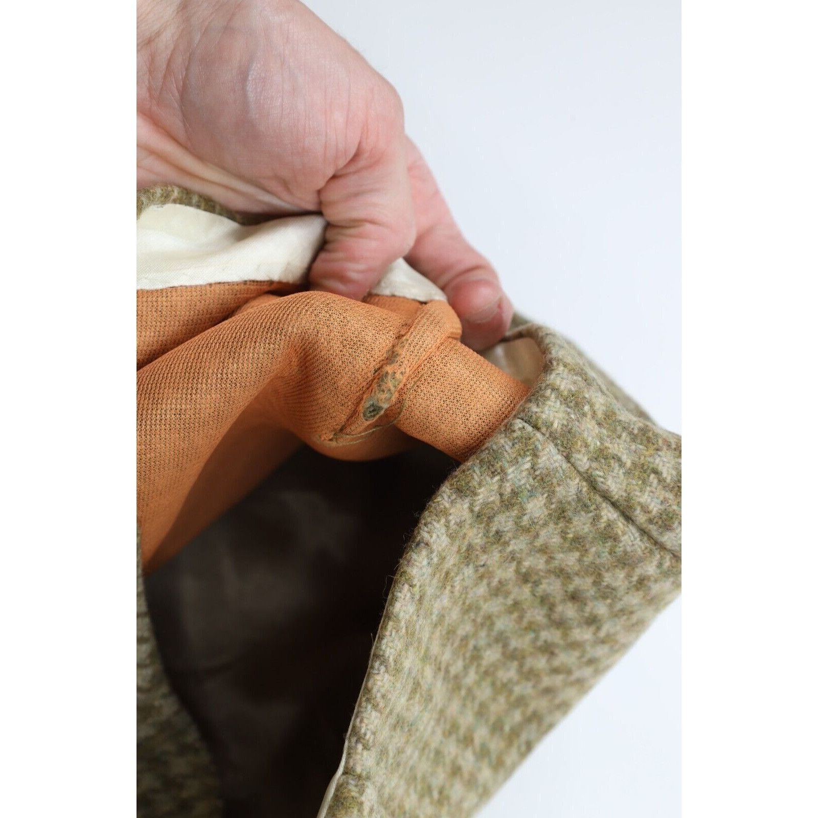 Vintage Vintage 50s 60s Rockabilly Distressed Wool Tweed Skirt Size 28" / US 6 / IT 42 - 8 Thumbnail