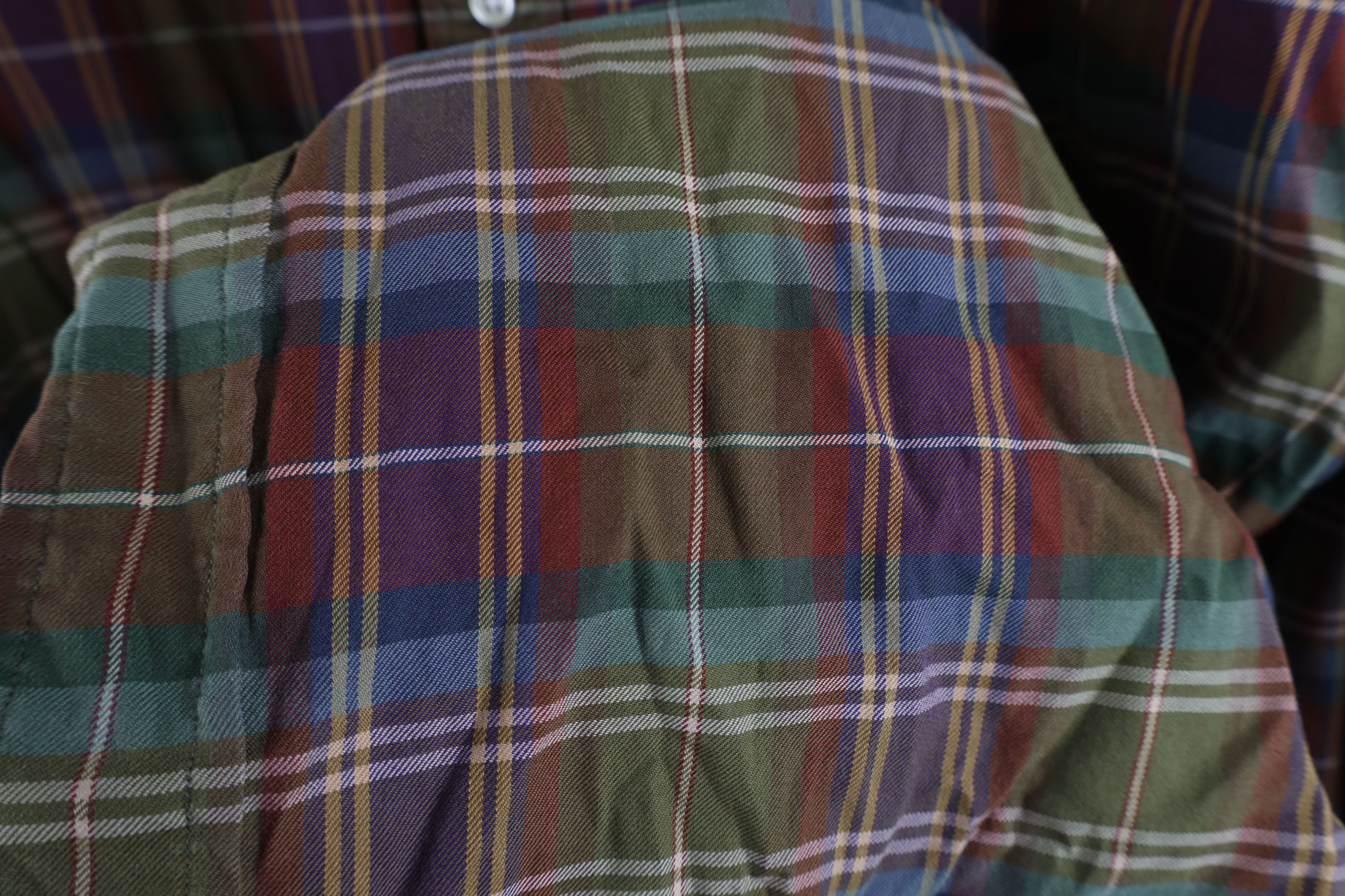 Ralph Lauren × Vintage Vintage 90s Ralph Lauren Collared Button Down Shirt Plaid Size US XL / EU 56 / 4 - 6 Thumbnail