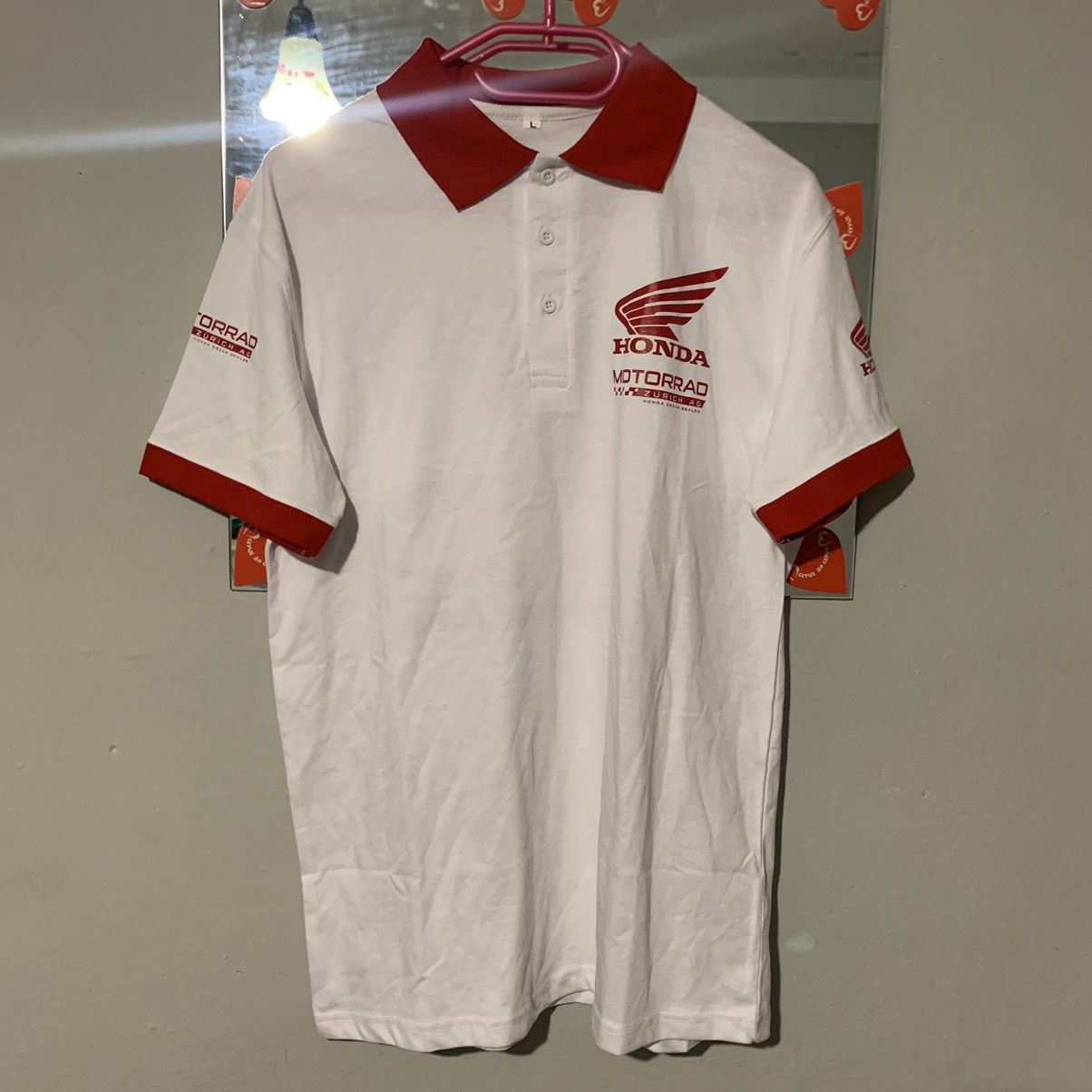 Honda Vintage Honda Motorrad Racing y2k Polo Tee Size US L / EU 52-54 / 3 - 5 Thumbnail