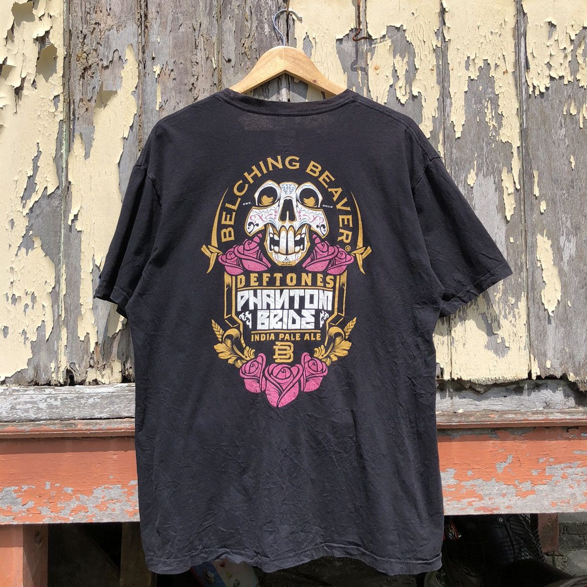 Band Tees Vintage y2k Sunfaded Deftones Belching Beaver Tshirt Size US XL / EU 56 / 4 - 1 Thumbnail