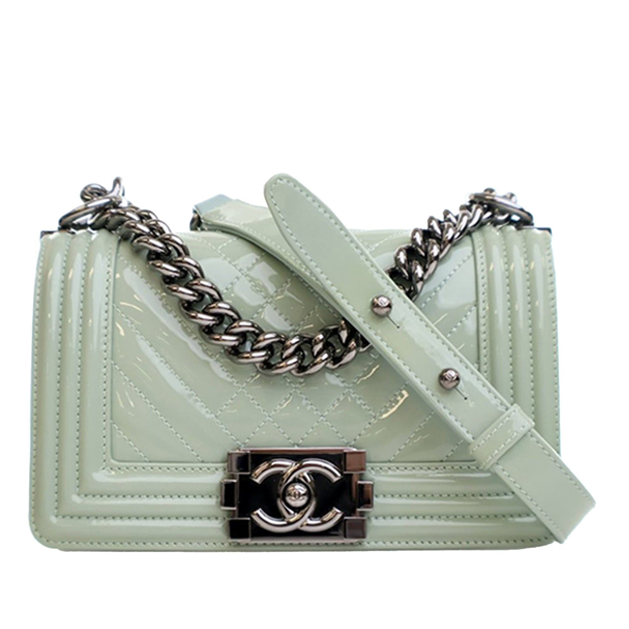 Chanel Small Quilted Patent Boy Flap Size ONE SIZE - 1 Thumbnail