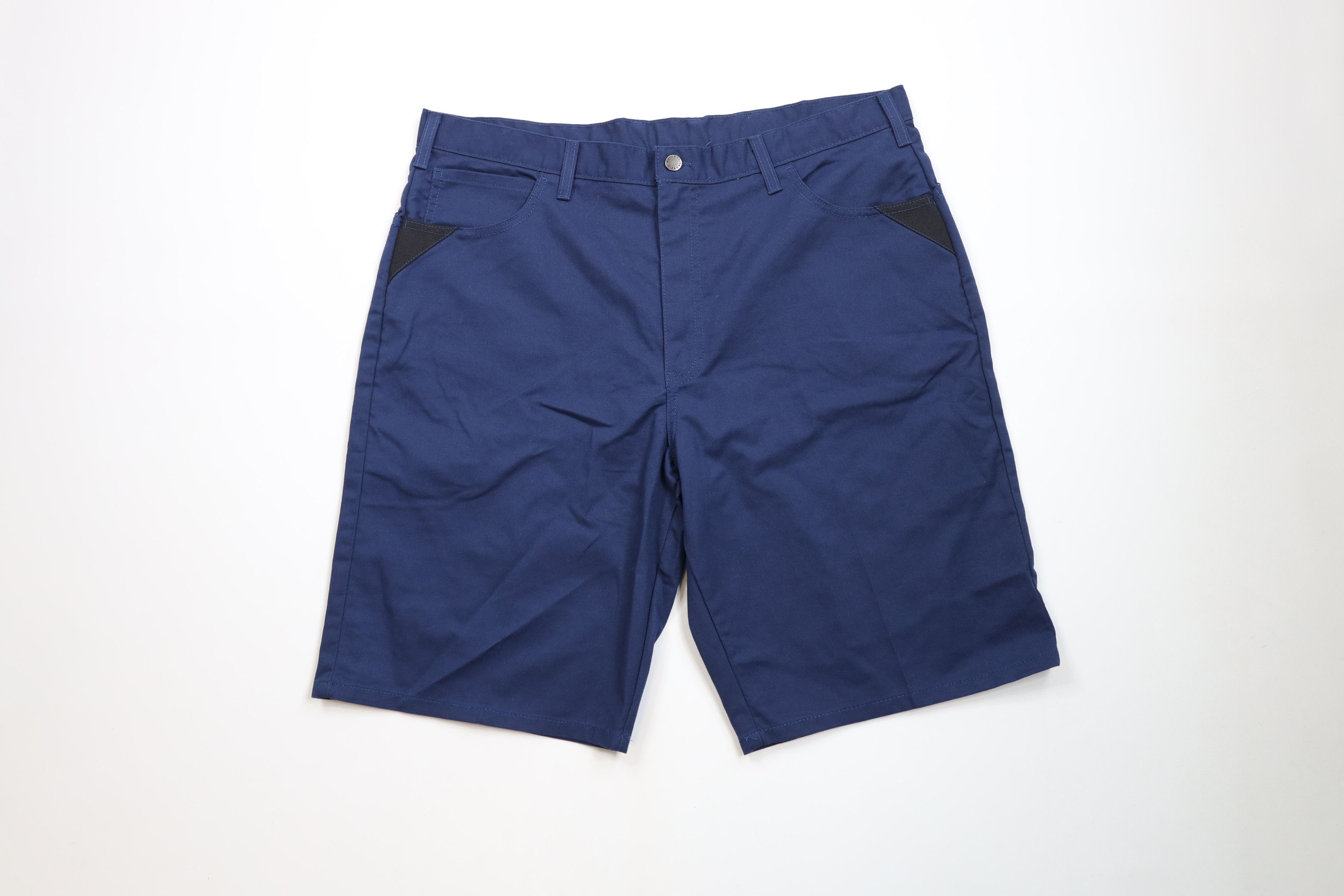 Dickies × Vintage Vintage Y2K Dickies Reinforced Workwear Shorts Navy Blue Size US 40 / EU 56 - 1 Thumbnail