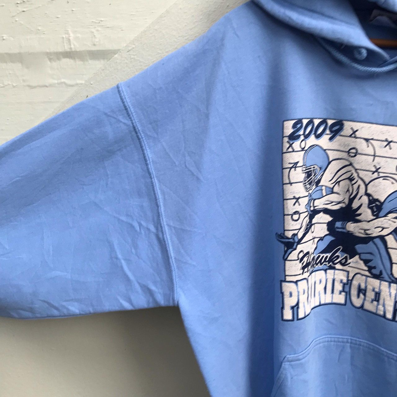 American Apparel Prairie Central Football Team CIFL Pullover Hoodie Size US XL / EU 56 / 4 - 3 Thumbnail