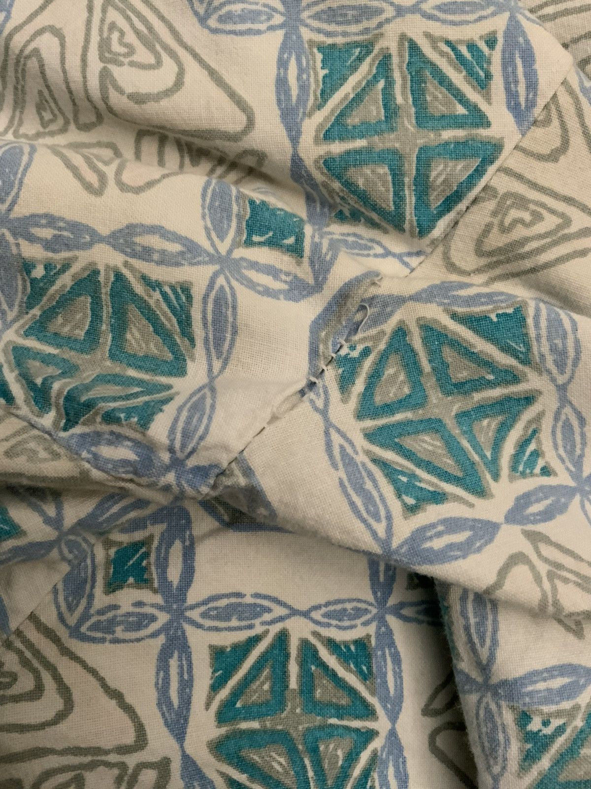 Quiksilver × Vintage VTG 80s 90s Quiksilver Geometric Tribal Surf Hawaiian Shirt Size US XL / EU 56 / 4 - 9 Thumbnail