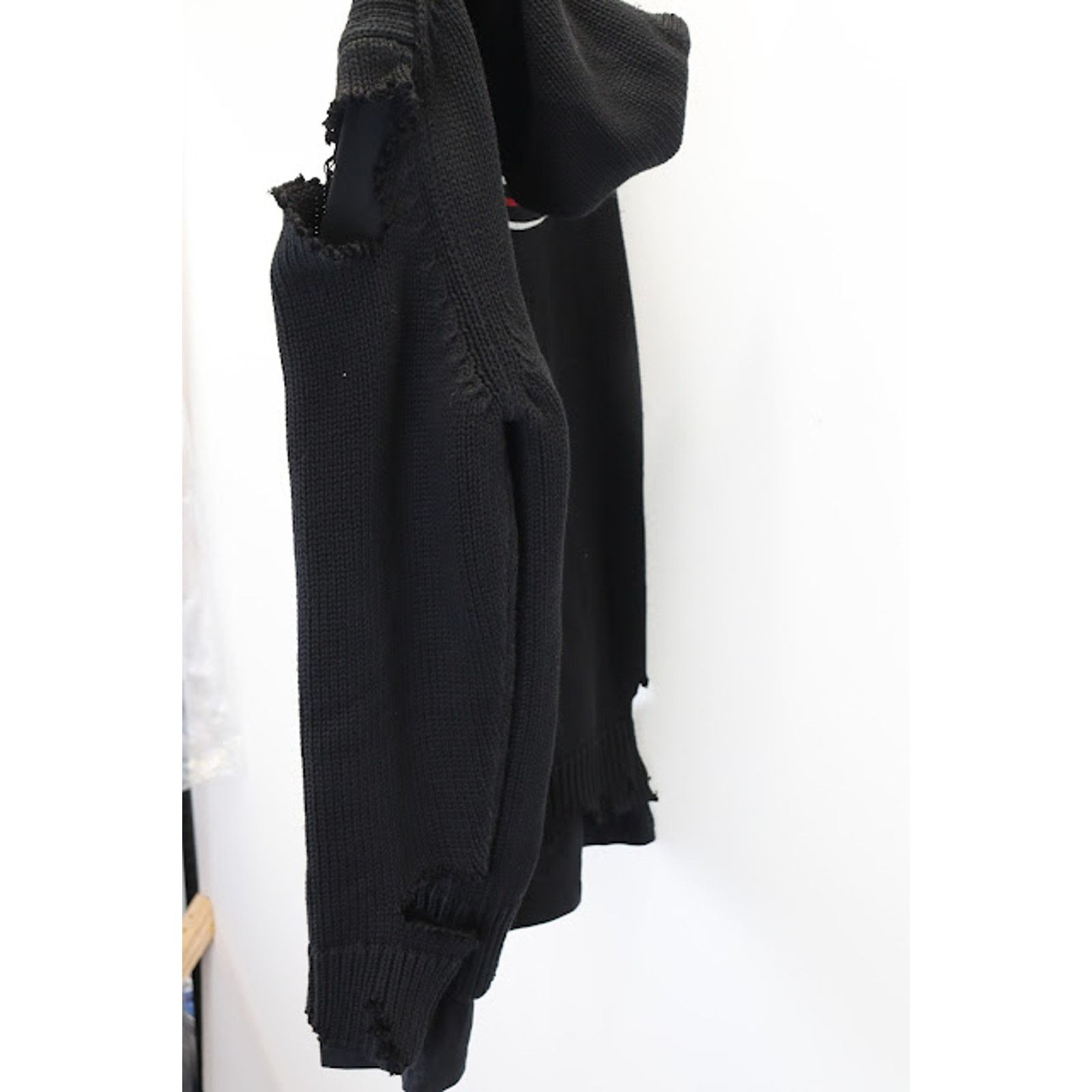 Balenciaga o1rshd1 Distressed Political Campaign Logo Cotton Hoodie Size US S / EU 44-46 / 1 - 12 Thumbnail