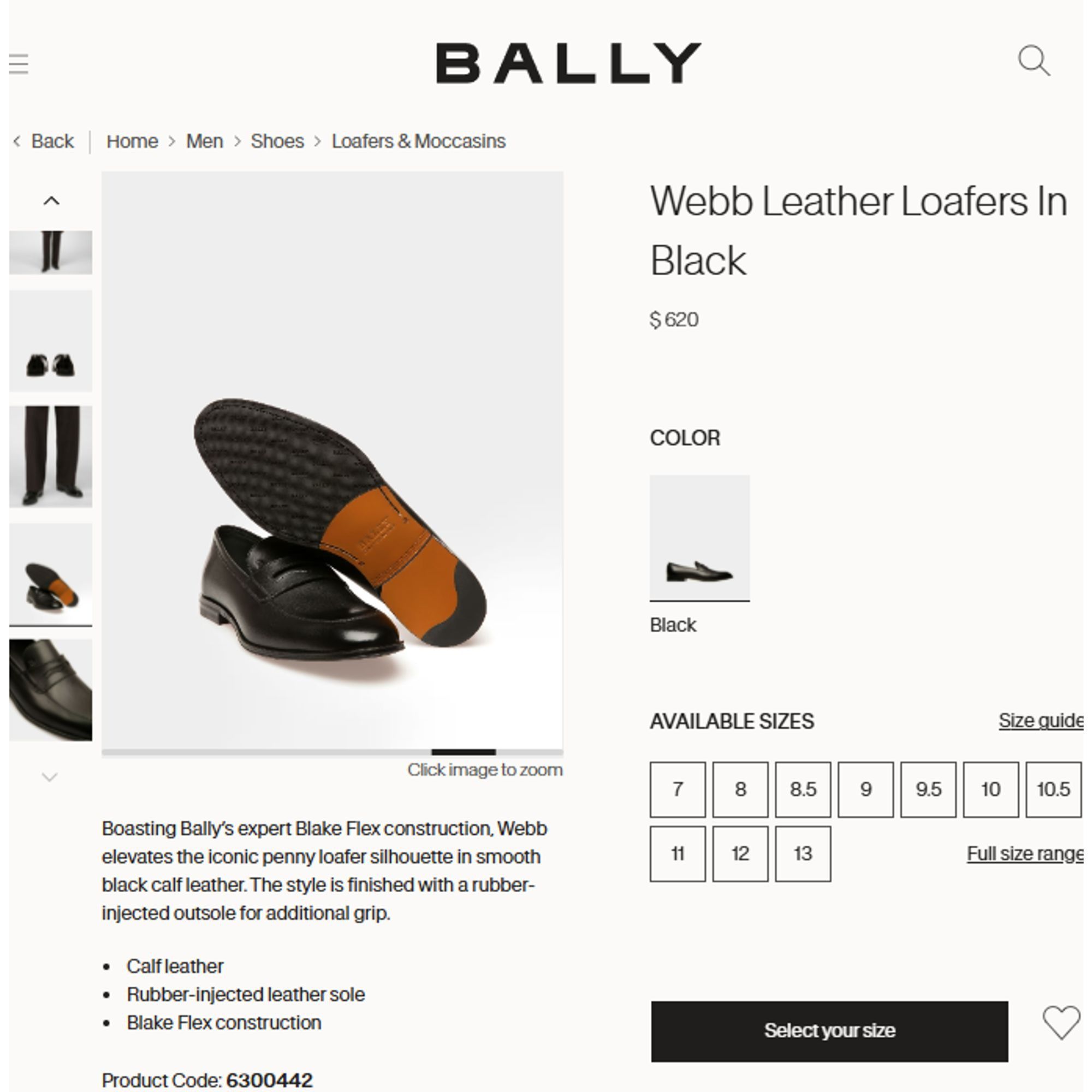 Bally Bally Switzerland Webb Dark Brown Leather Penny Loafers Mens Size US 10.5 / EU 43-44 - 5 Thumbnail