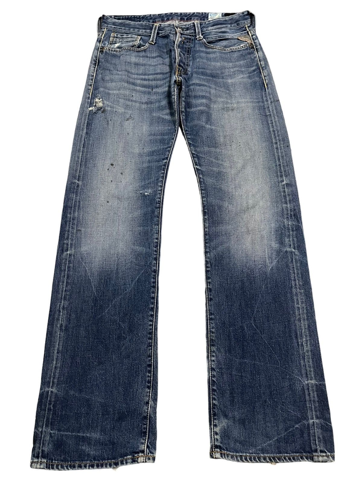 Replay Vintage 90s Replay Blue Wash Style Loose Jeans Size US 32 / EU 48 - 1 Thumbnail