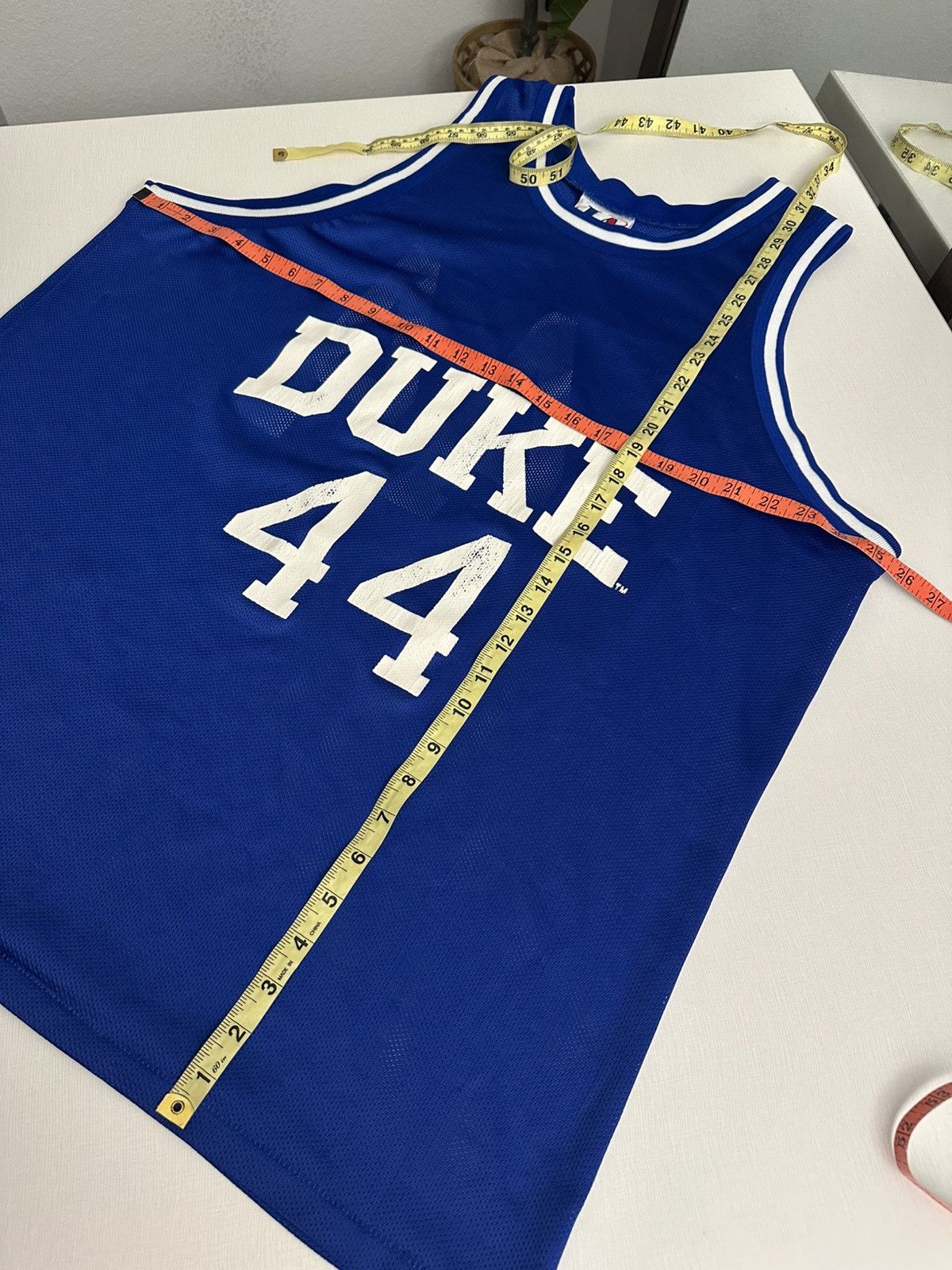 Logo Athletic × Vintage Vintage 90s Duke Blue Devils Logo Athletic Basketball Jersey Size US XL / EU 56 / 4 - 5 Thumbnail