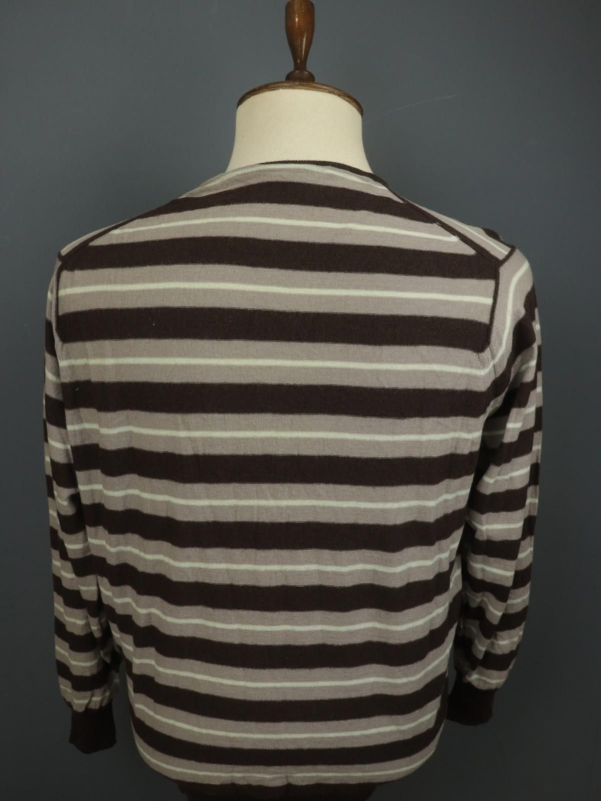 John Smedley John Smedley Multi Striped Pullover Sweater Size XL Size US XL / EU 56 / 4 - 6 Thumbnail