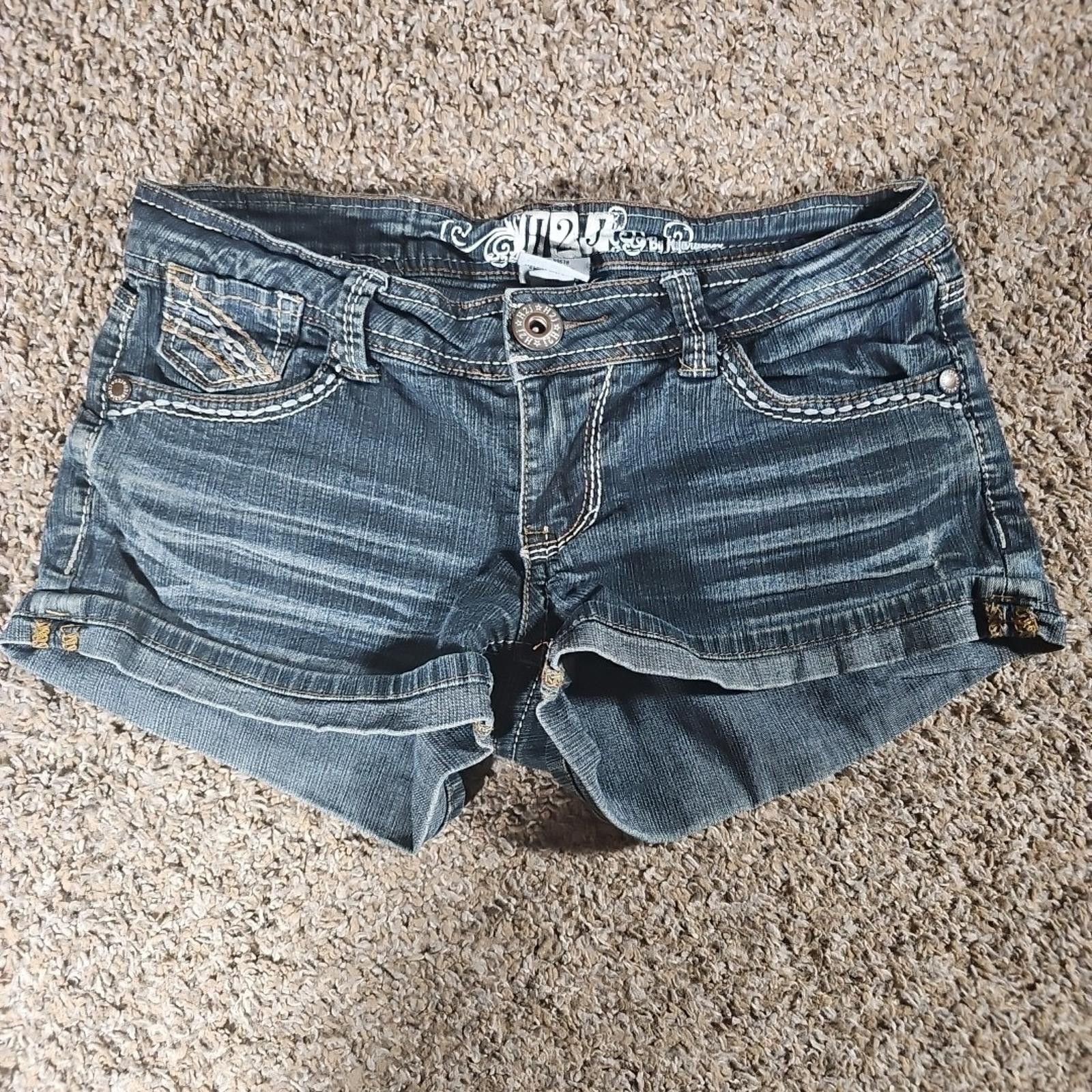 Other H2J By Hydraulic Cuffed Denim Shorts sz 5/6 Size 28" / US 6 / IT 42 - 1 Thumbnail