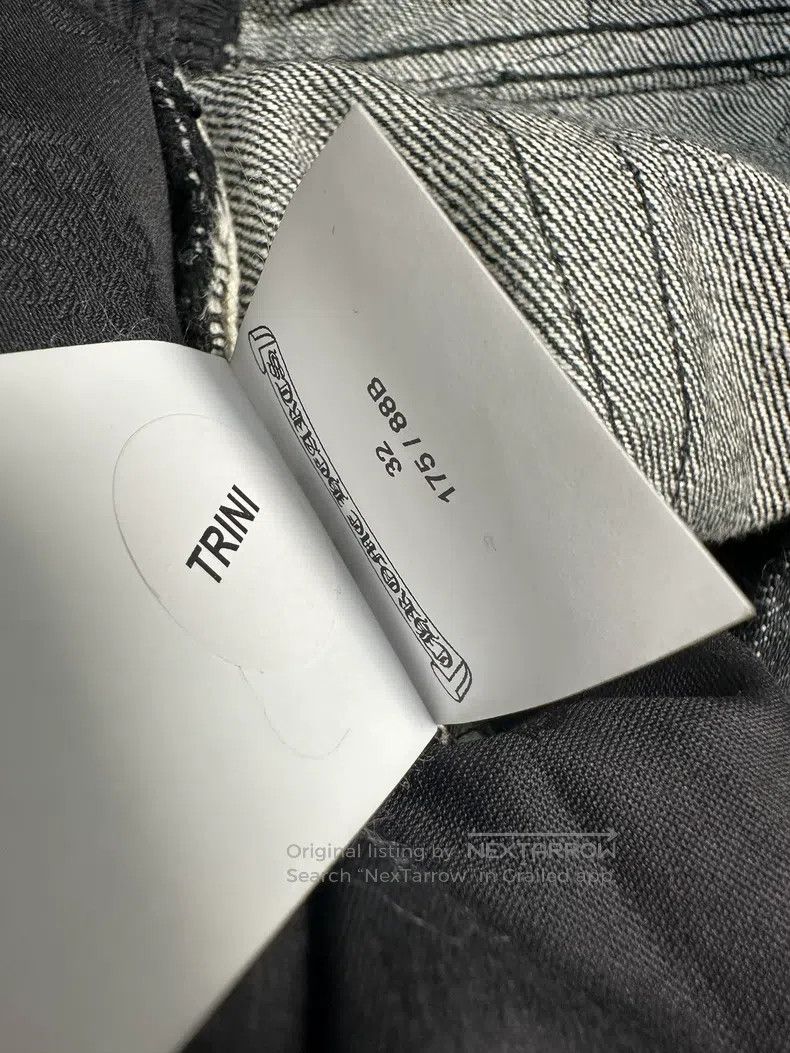 Chrome Hearts CHROME HEARTS 32 Star leather flame jeans Size US 32 / EU 48 - 7 Thumbnail