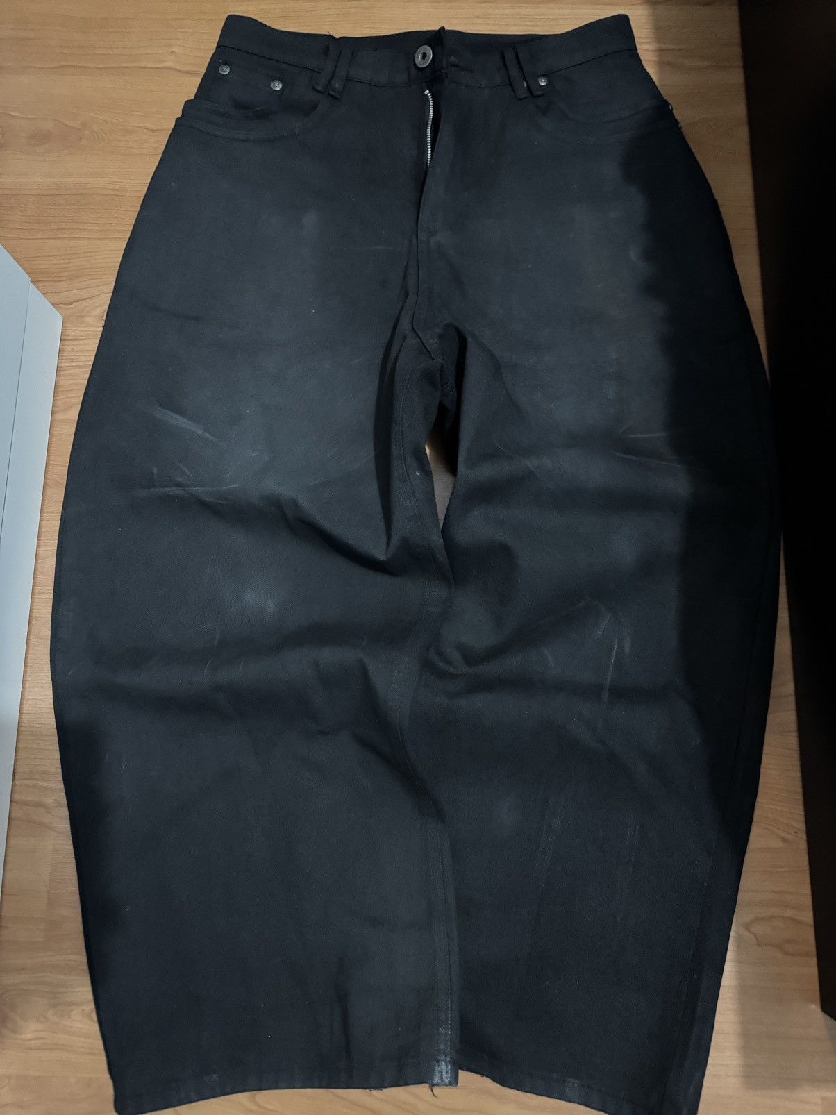 THOUGHTWEFRIENDS WAXED DENIM (BLACK)