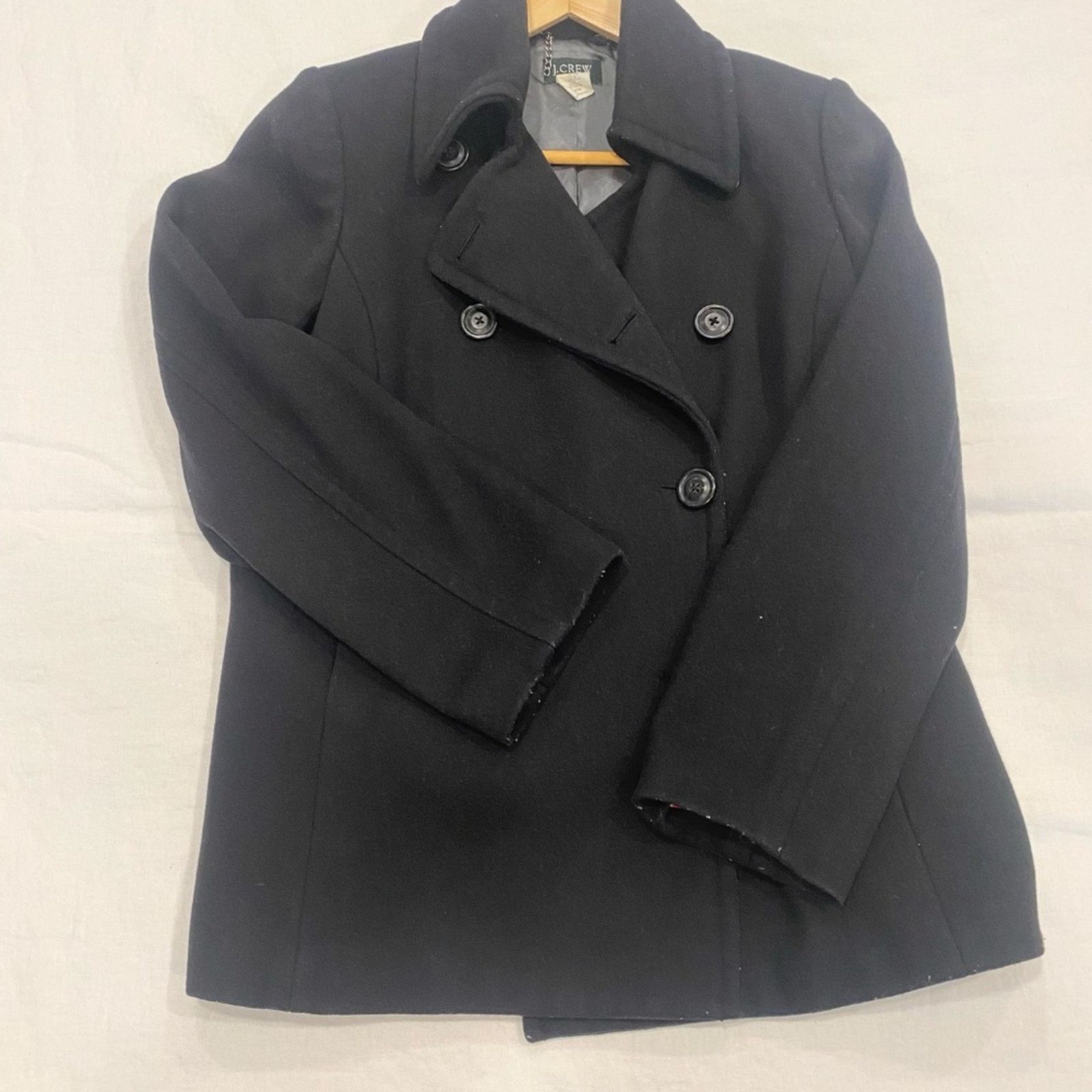 J.Crew J Crew Women's Double Breasted Wool Pea Coat - Medium Size M / US 6-8 / IT 42-44 - 5 Thumbnail