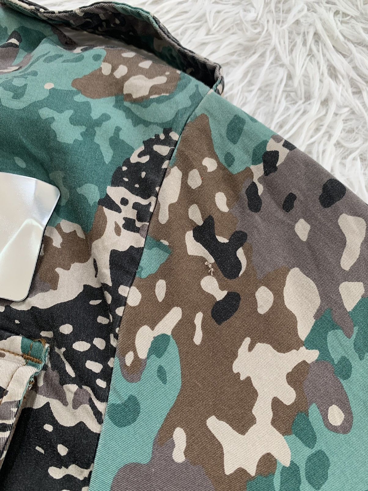 Diesel Diesel Camo Military Combat RR55 Crop Jacket Size M / US 6-8 / IT 42-44 - 6 Thumbnail
