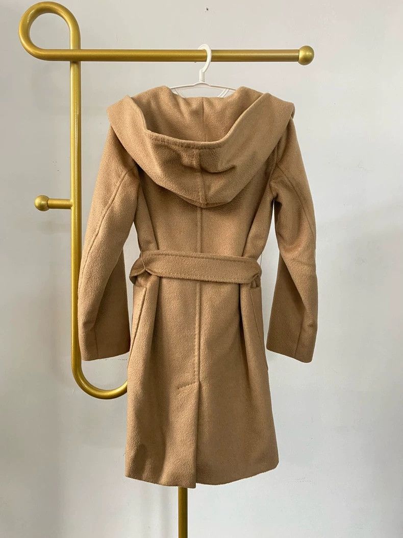 Max Mara Max Mara Khaki Camel Coat Size S / US 4 / IT 40 - 2 Thumbnail