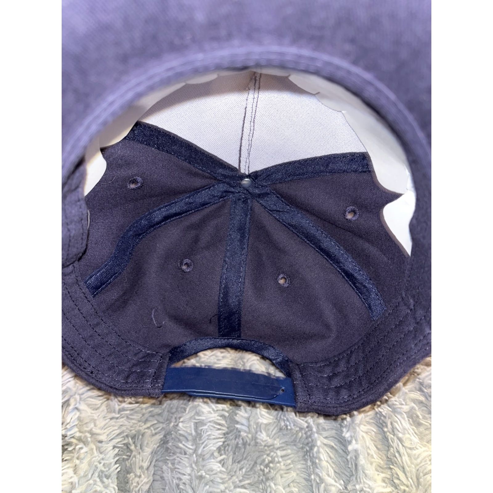 Vintage NEW USS Iowa BB-61 Ships Baseball cap hat Navy Blue USA Made Size ONE SIZE - 7 Thumbnail