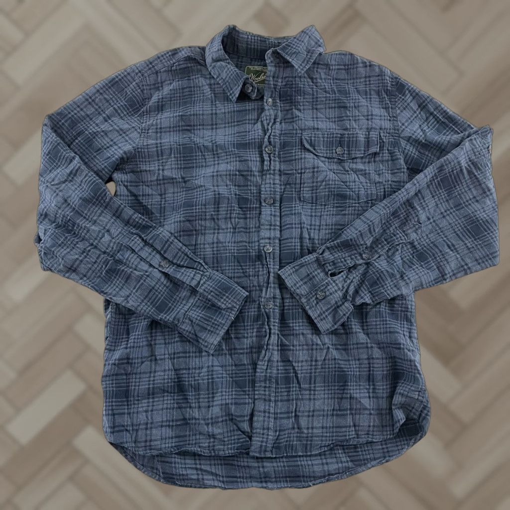 Vintage Woolrich Men Blue Button-Up Long Sleeve Shirt Modern Fit M Size Medium Blue Shirt Mens Woolrich Modern Fit Long Sleeve Button Front Shirt Mens M Blue Size US M / EU 48-50 / 2 - 1 Thumbnail
