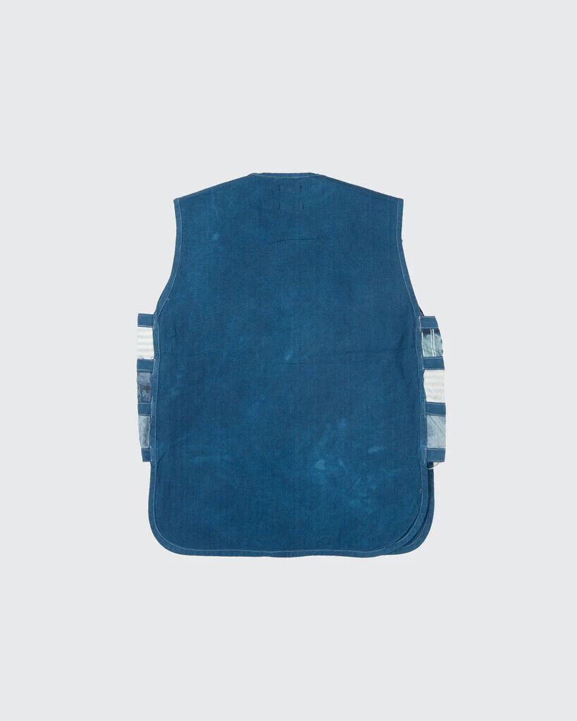 Dr. Collectors Dr.collectors Boro Hand Stitched Indigo & Tea Dyed Vest Size US S / EU 44-46 / 1 - 2 Thumbnail