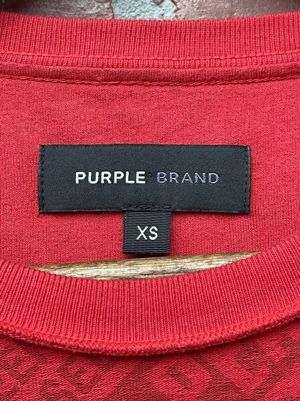 Purple Brand Size XS - Purple Brand Red Tee Inside Out Bandana Size US XS / EU 42 / 0 - 6 Thumbnail