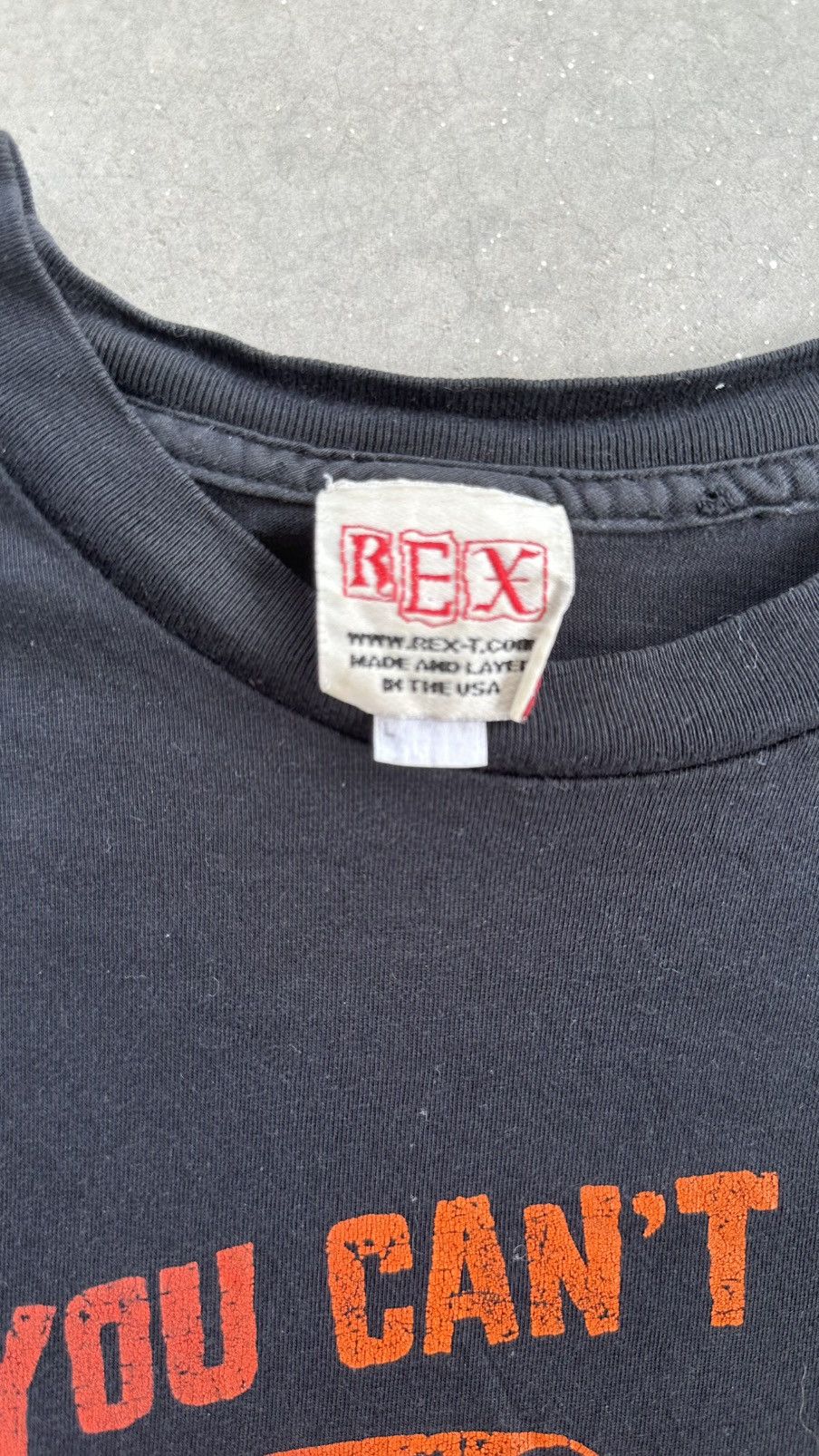 VINTAGE REX GRIND IT RACING TEE