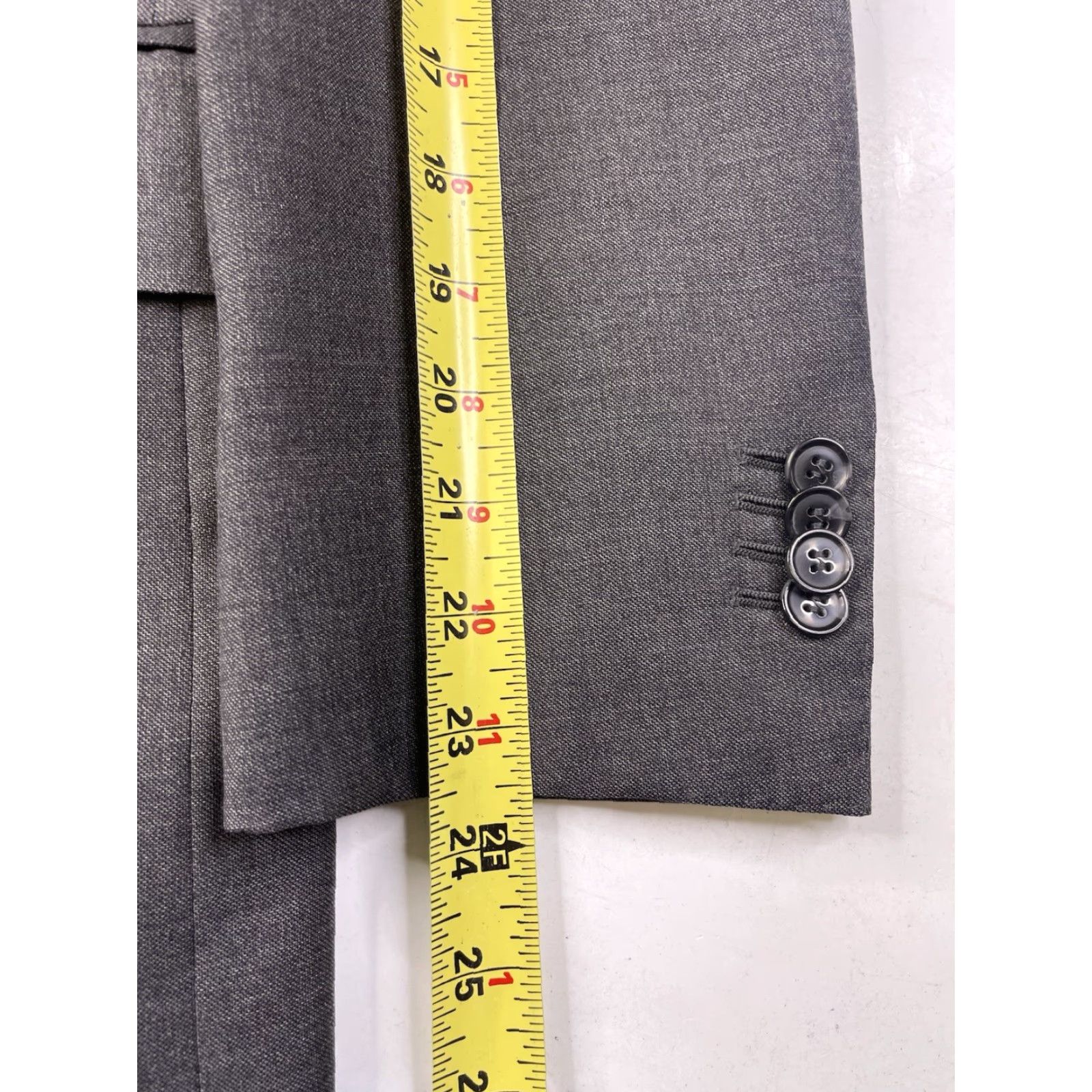 Suitsupply Suitsupply Blazer Mens 2 Button Wool Wool Blazer Sport Coat Jacket Gray 36 Size 36 Sports Coat Size 36R - 5 Thumbnail