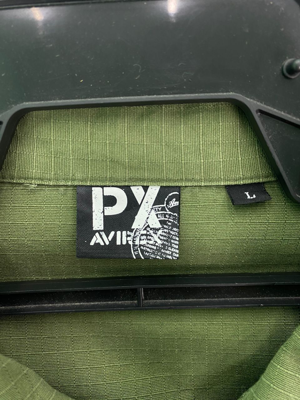 Avirex × Vintage Vtg 90s Avirex military ripstop shirts button up patch logo Size US L / EU 52-54 / 3 - 6 Thumbnail