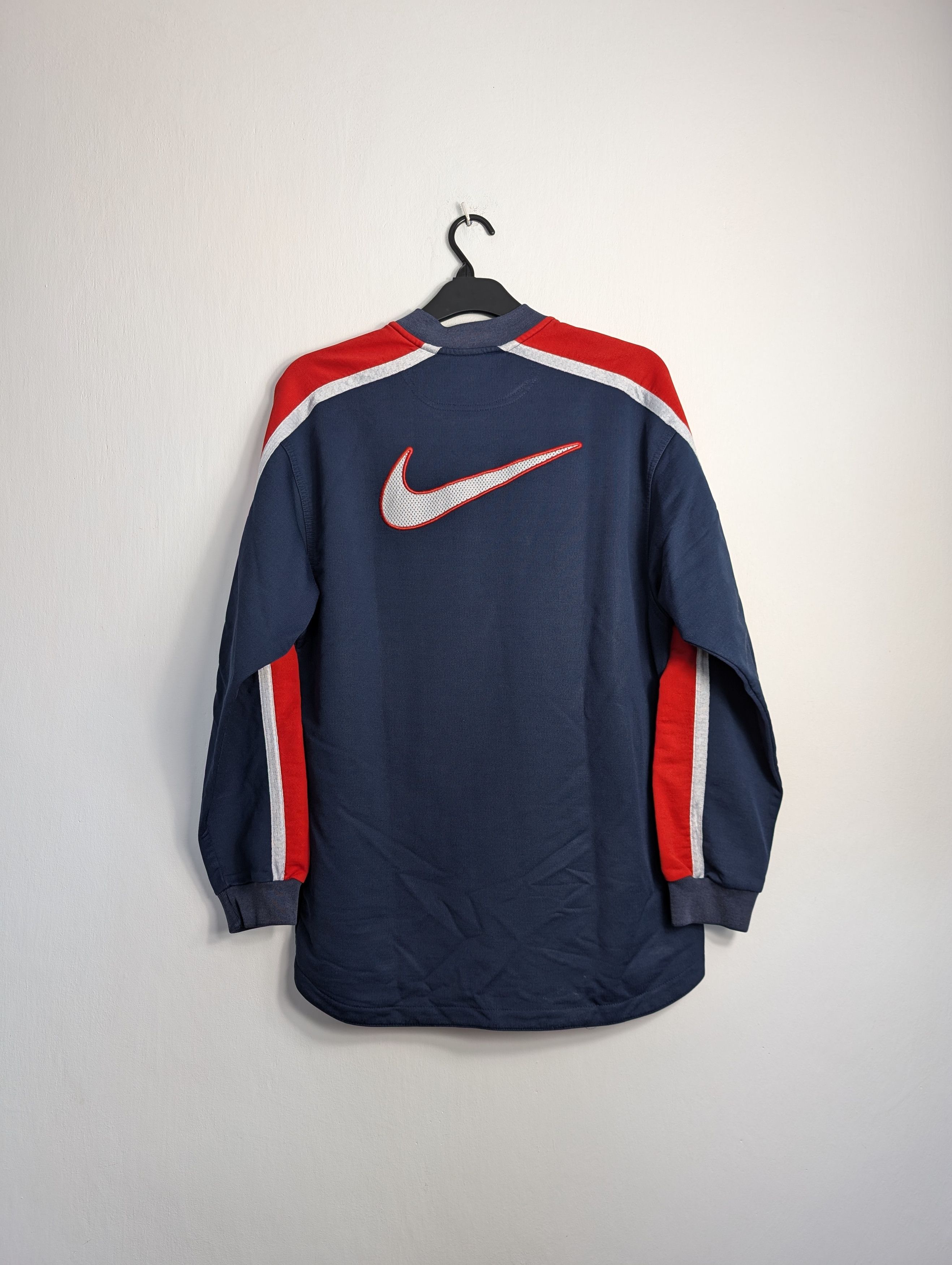 Nike Vintage 90s Nike Jersey Sweatshirt Swoosh Big Logo Y2K Retro Size US M / EU 48-50 / 2 - 4 Thumbnail