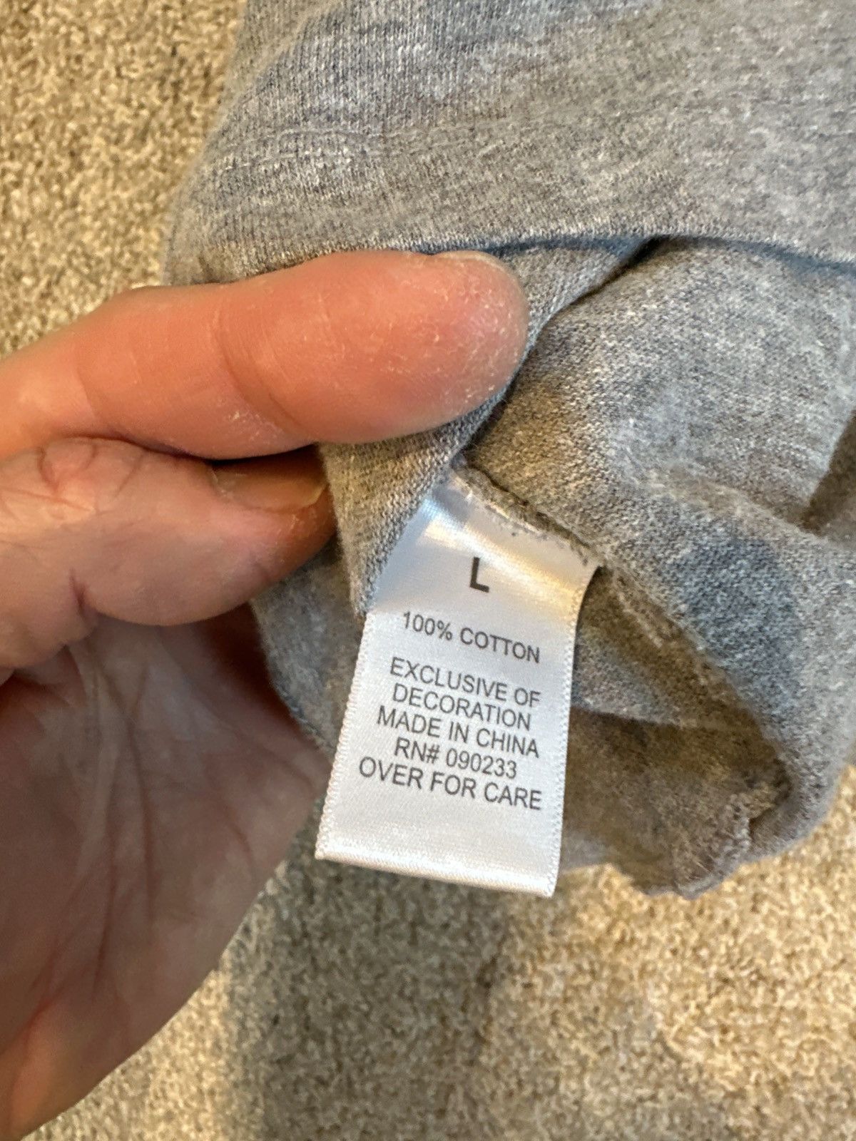 Essentials Fear of God x Essentials Tee Size US L / EU 52-54 / 3 - 4 Thumbnail