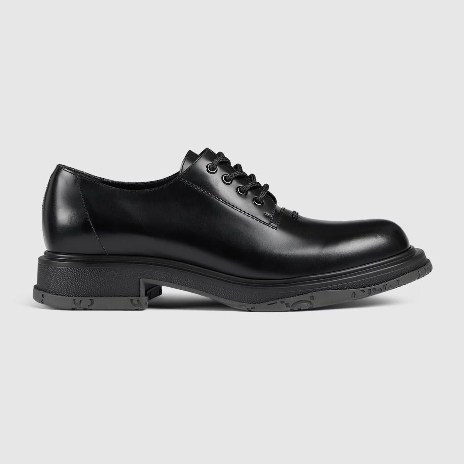 Gucci Gucci Tonal Logo Lace-Up Shoe Size US 9 / EU 42 - 1 Thumbnail