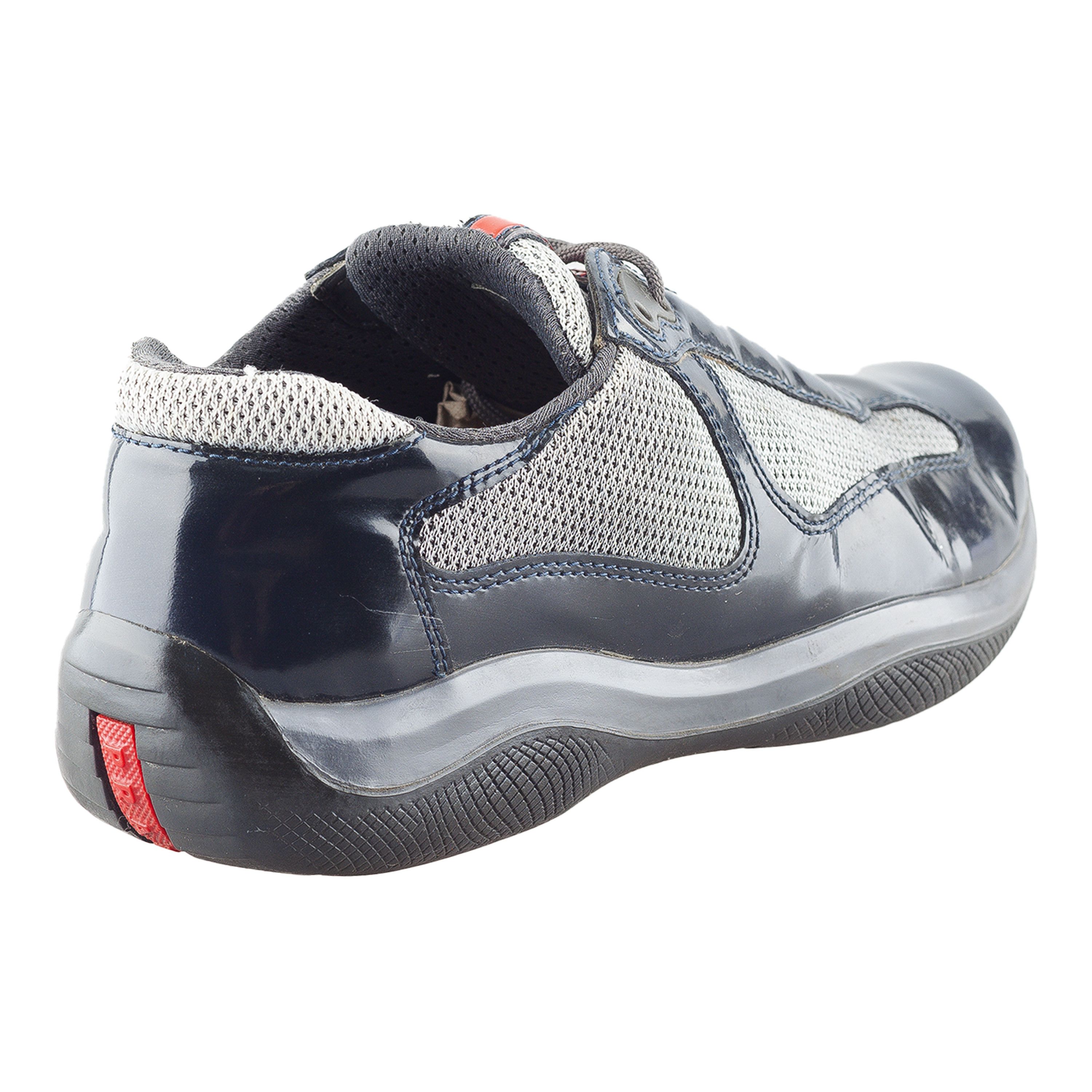 Prada Prada America’s Cup Dark Blue Vintage Sneakers (38 EU) Size US 5 / EU 37 - 6 Thumbnail