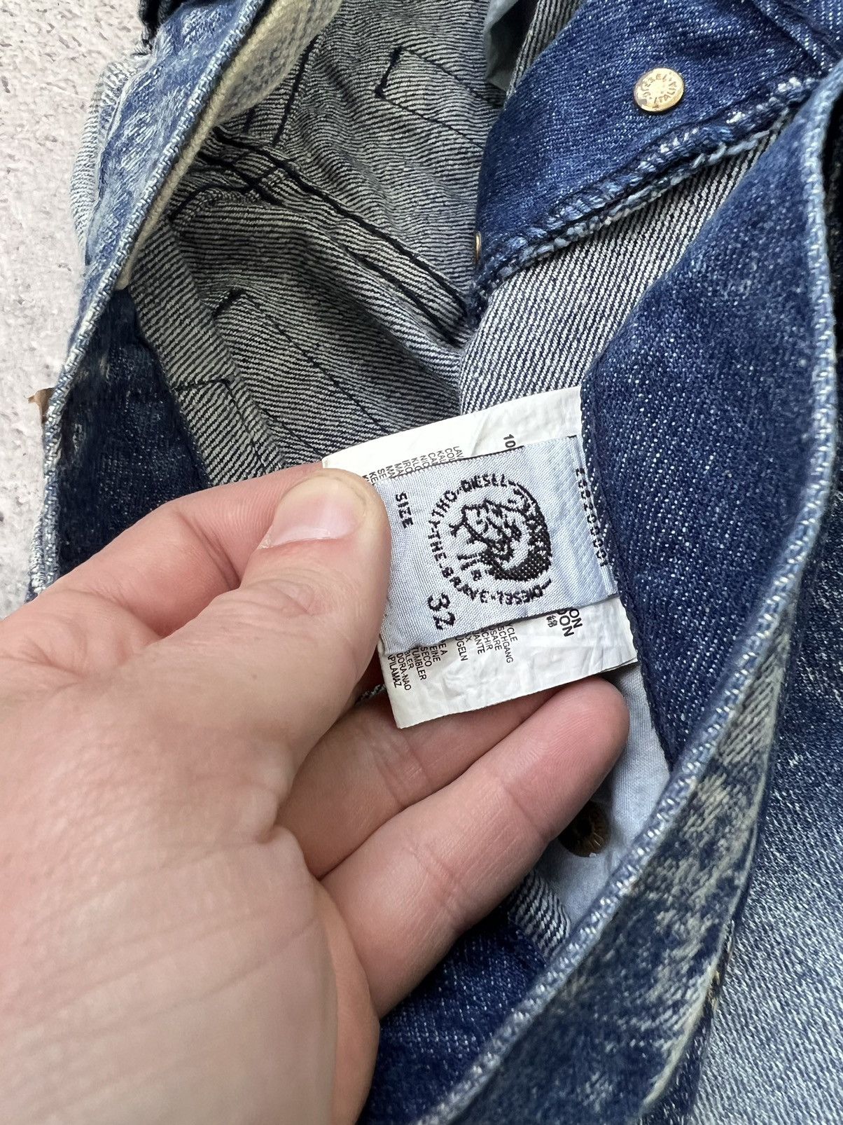 Diesel × If Six Was Nine × Undercover Diesel Rusty Distress Faded Clawmark Jeans Undercover Style Size US 32 / EU 48 - 10 Thumbnail