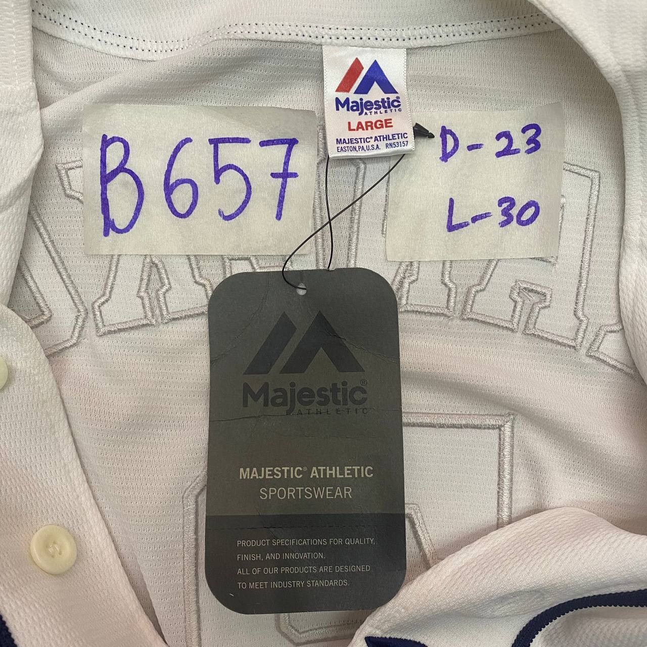 Japanese Brand × Majestic B657 NWT LIONS JAPAN MAJESTIC KANEKO BASEBALL JERSEY Size US L / EU 52-54 / 3 - 3 Thumbnail