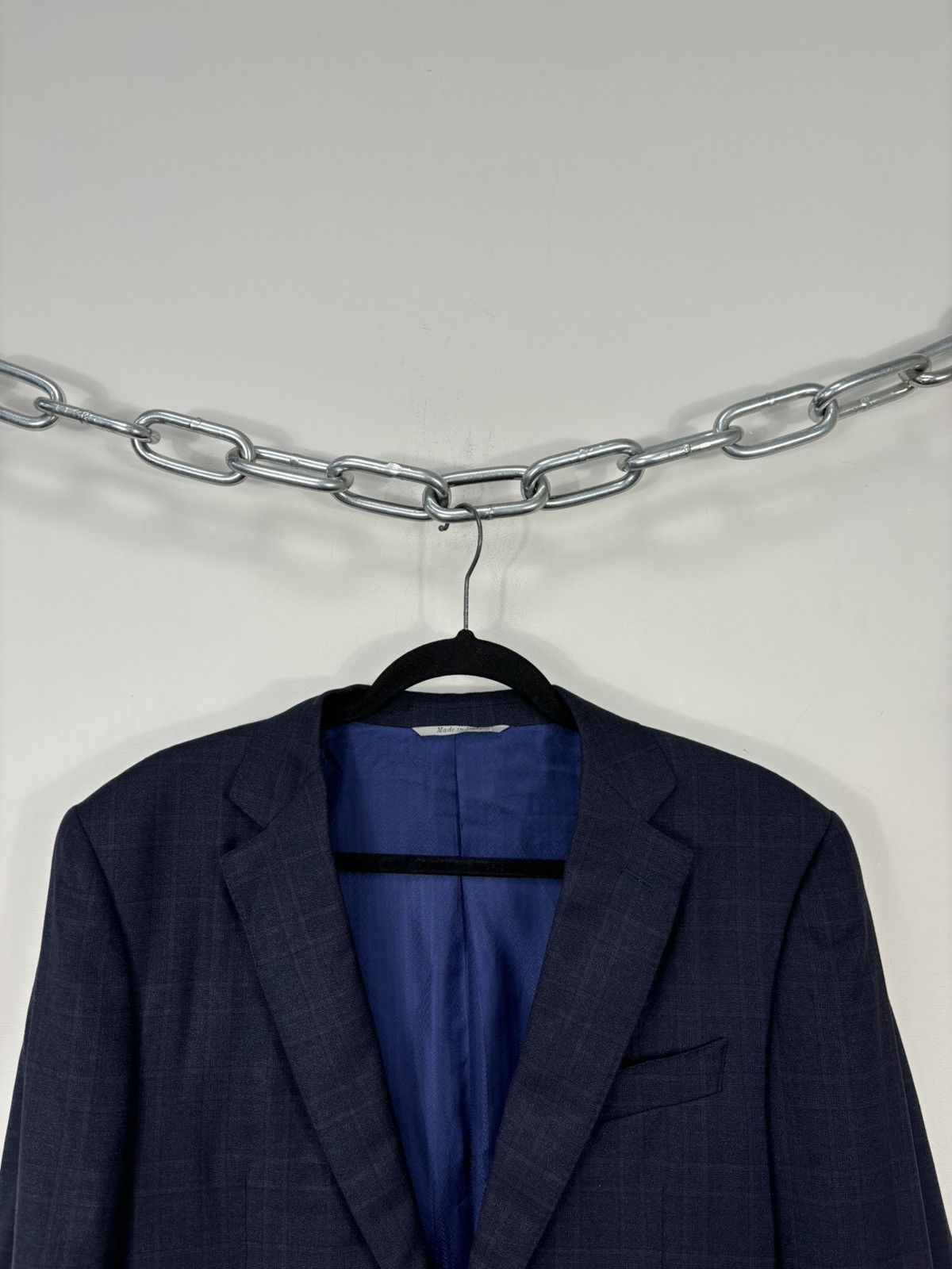 Canali Canali 1934 Su Misura Men’s Navy Blue Wool Blazer Jacket Size 40R - 10 Thumbnail