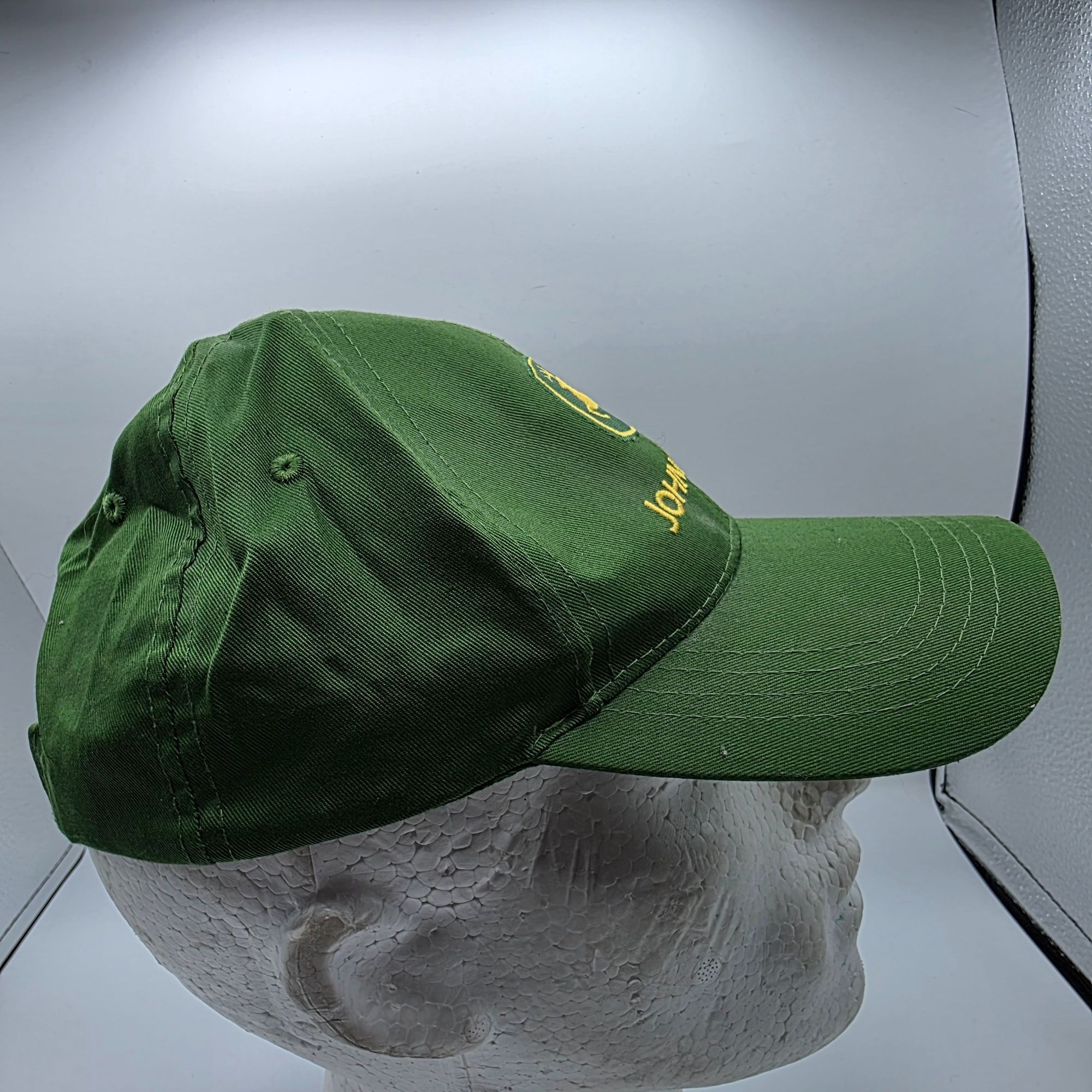 John Deere John Deere Snapback Hat Green Adjustable Embroidered Logo Ad Size ONE SIZE - 4 Thumbnail