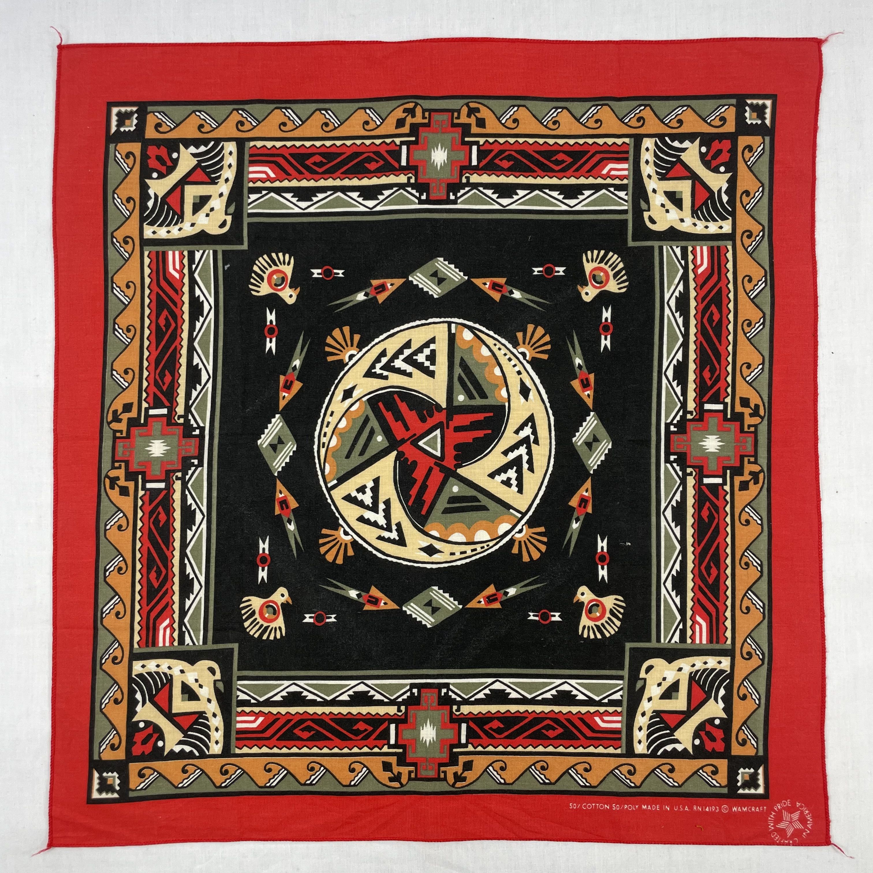 Vintage Vintage 90s Navajo Bandana Handkerchief H130N Size ONE SIZE - 1 Thumbnail