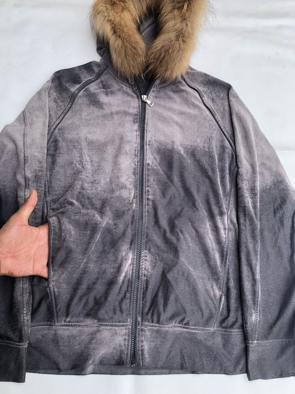 Japanese Brand Japanese Zipp Fur Hoodie Ifsix LGB Style Size US L / EU 52-54 / 3 - 3 Thumbnail