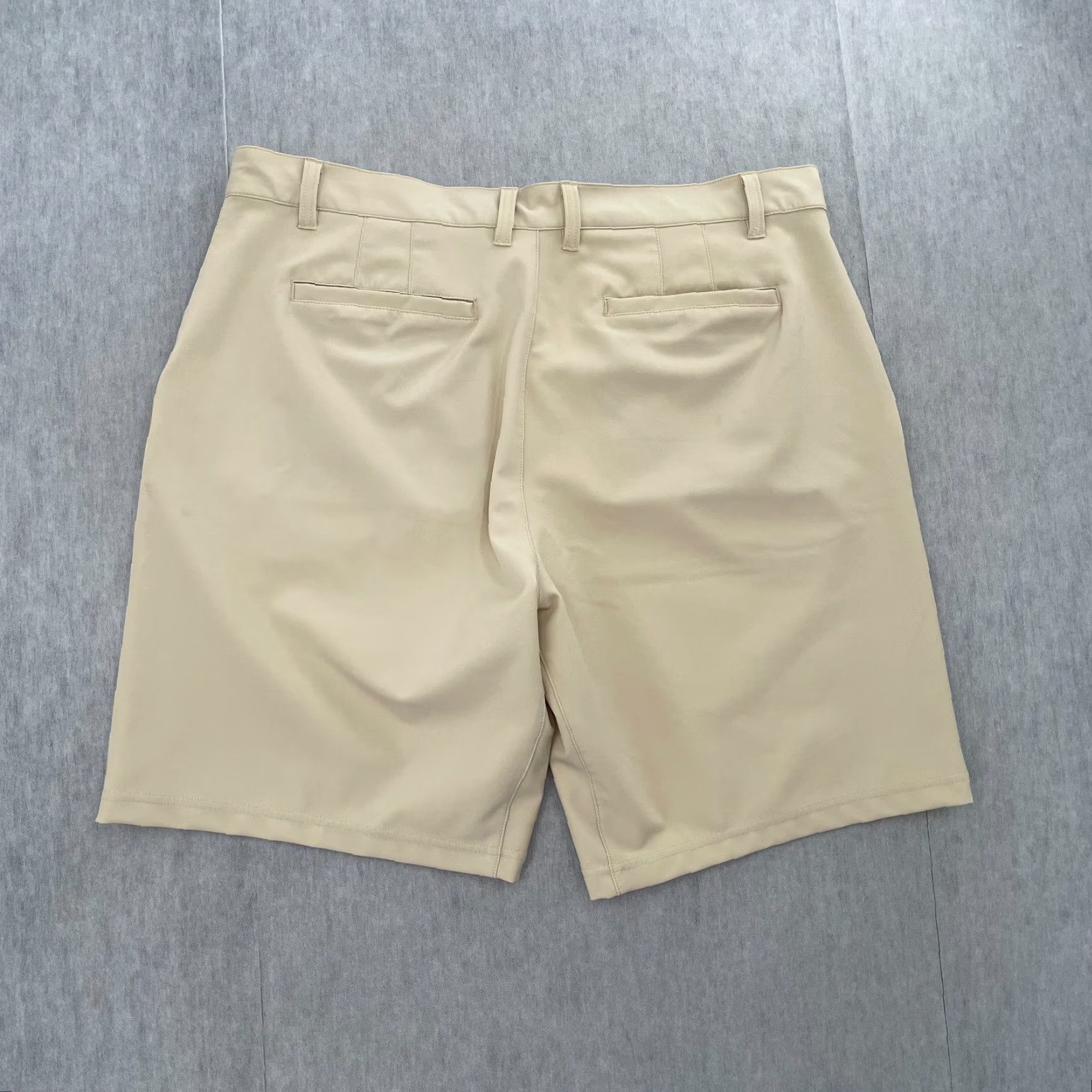 Vintage STATE & LIBERTY Performance Chino Shorts Adult 40 Beige Stretch Athletic Mens Size US 40 / EU 56 - 2 Thumbnail