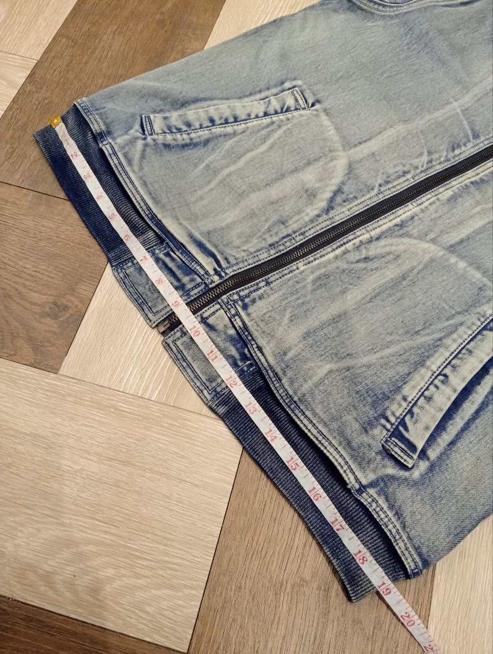Japanese Brand CAVARIA JAPAN WASHED DENIM BOMBER JACKET - SIZE 46 Size US M / EU 48-50 / 2 - 12 Thumbnail