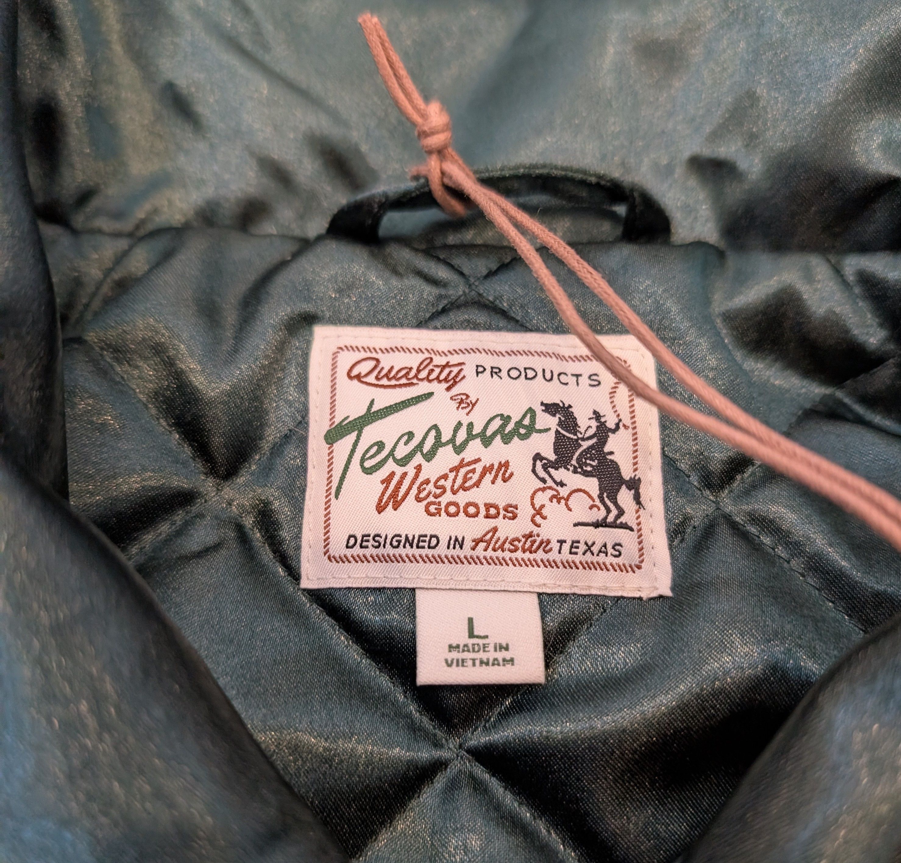Tecovas NWT RARE Tecovas Western Goods Varsity Jacket Size US L / EU 52-54 / 3 - 3 Thumbnail