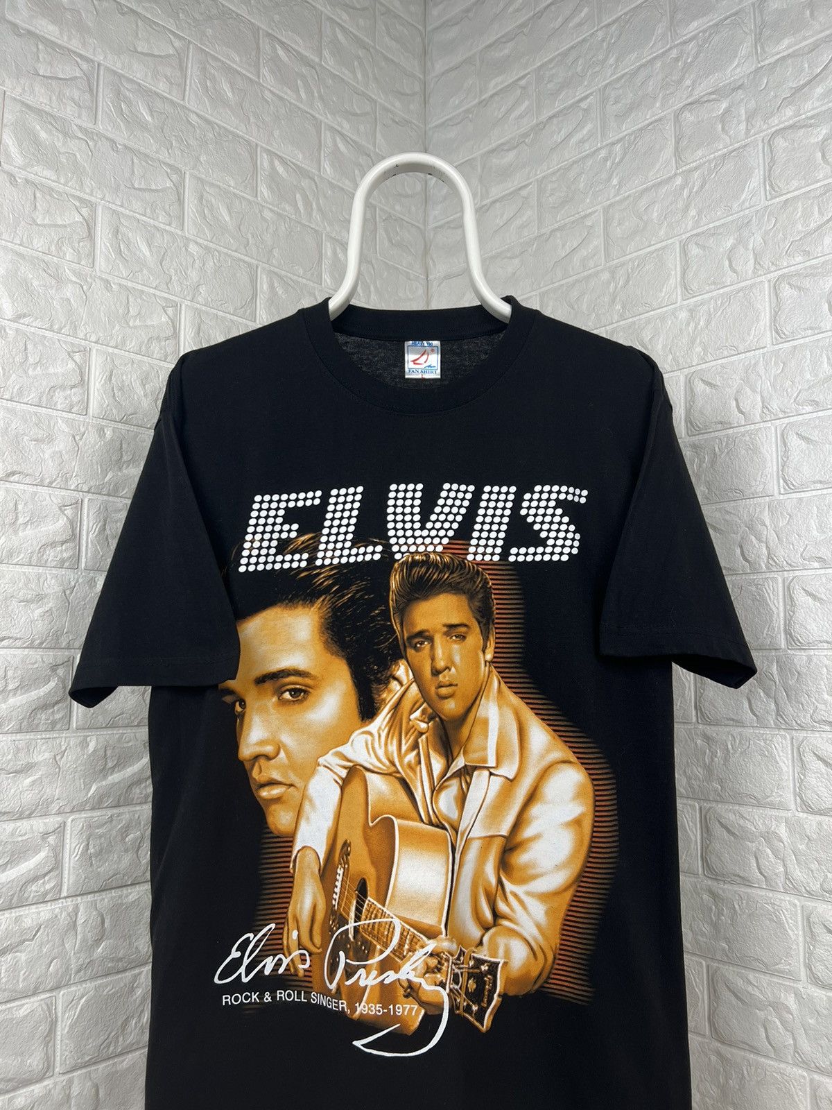 Band Tees × Vintage Elvis Presley Vintage Shirt Size US L / EU 52-54 / 3 - 2 Thumbnail