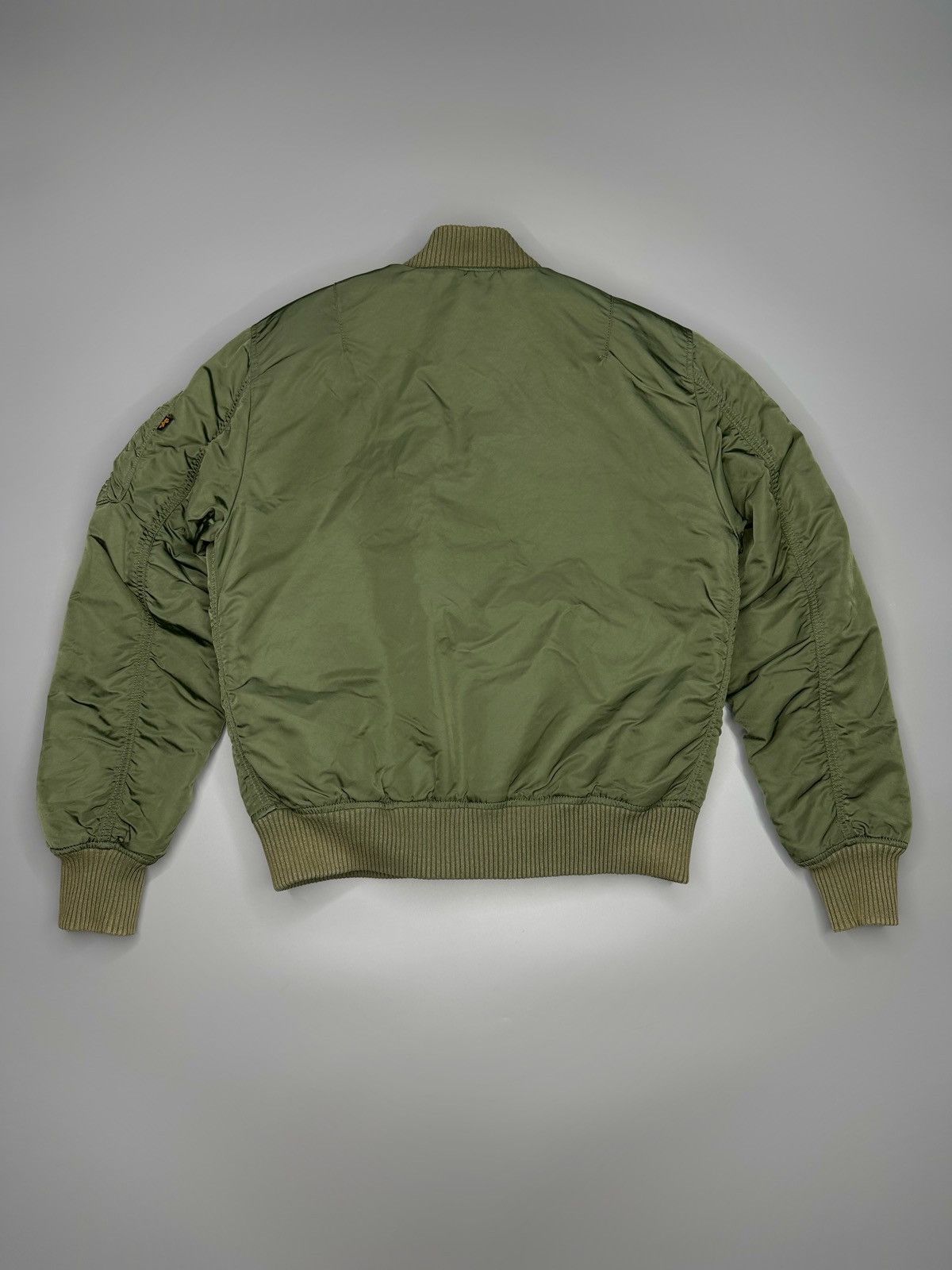 Alpha Industries Vintage Y2k Alpha Industries Bomber Jacket MA-2 Size US M / EU 48-50 / 2 - 9 Thumbnail