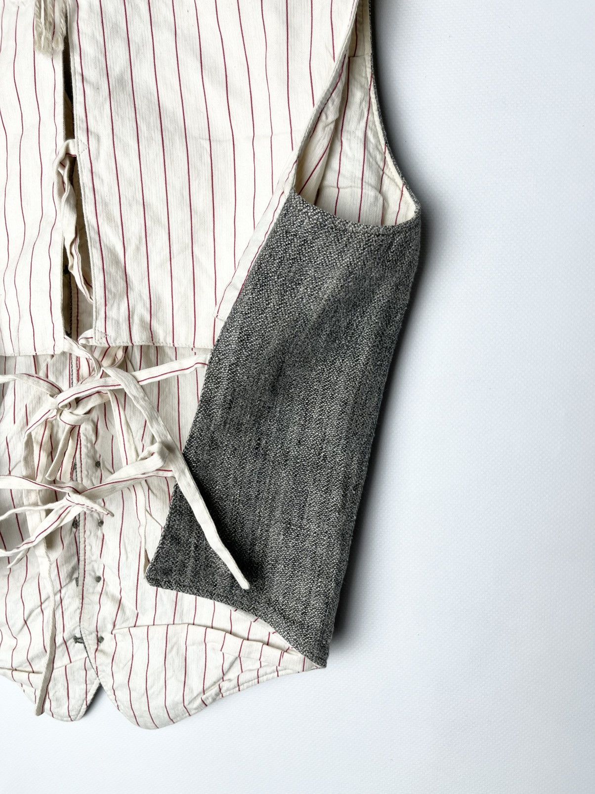 Jean Paul Gaultier Archival Jean Paul Gaultier SS 1990 Linen Vest Size US S / EU 44-46 / 1 - 7 Thumbnail
